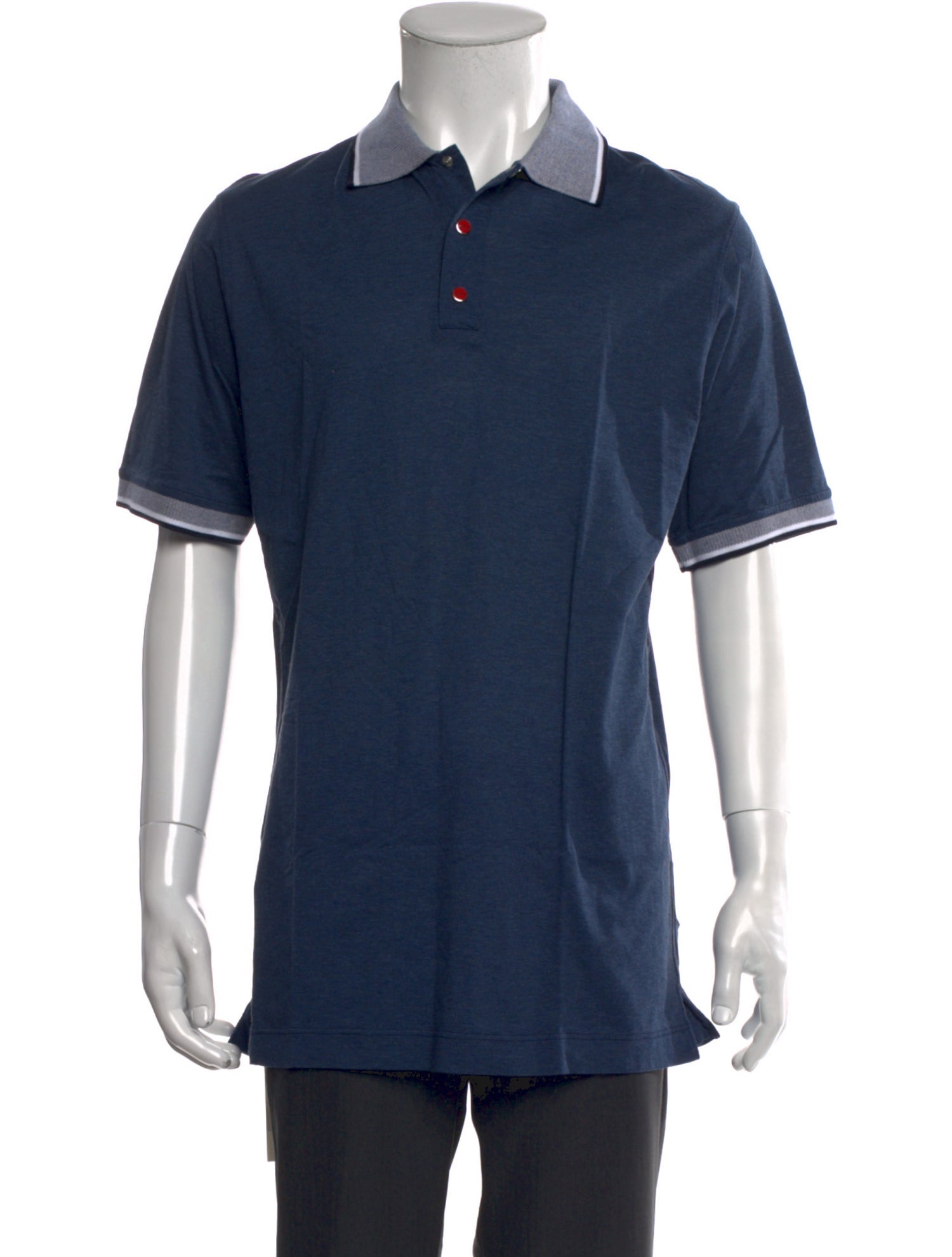 Kiton Collar Short Sleeve Polo Shirt