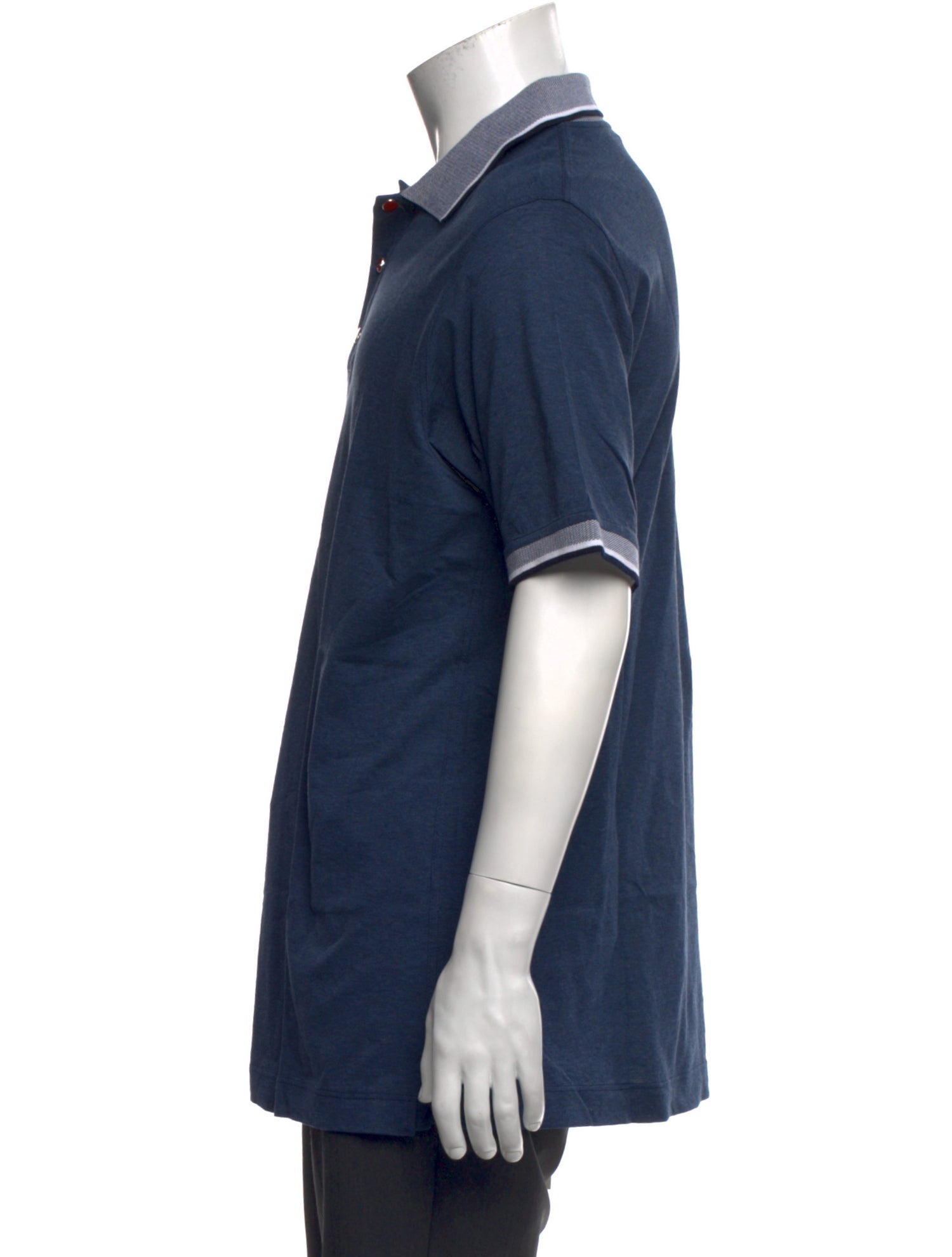 Kiton Collar Short Sleeve Polo Shirt