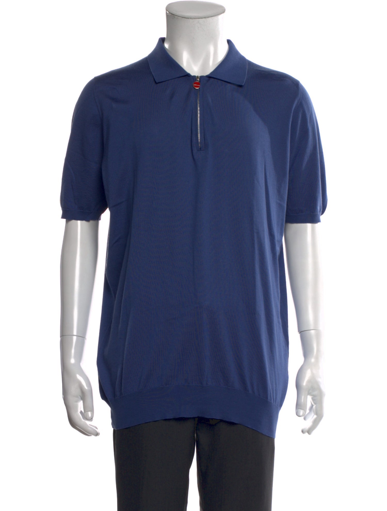 Kiton Collar Short Sleeve Polo Shirt