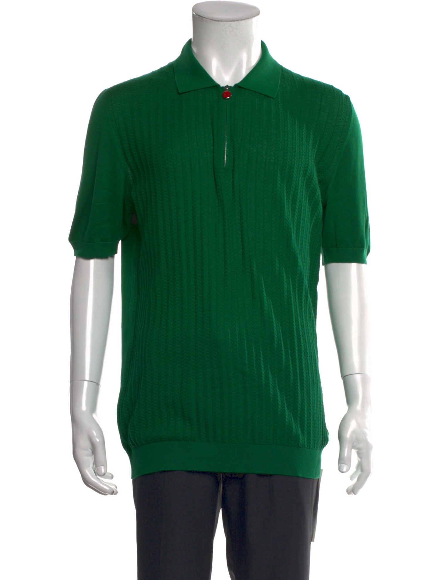 Kiton Collar Short Sleeve Polo Shirt