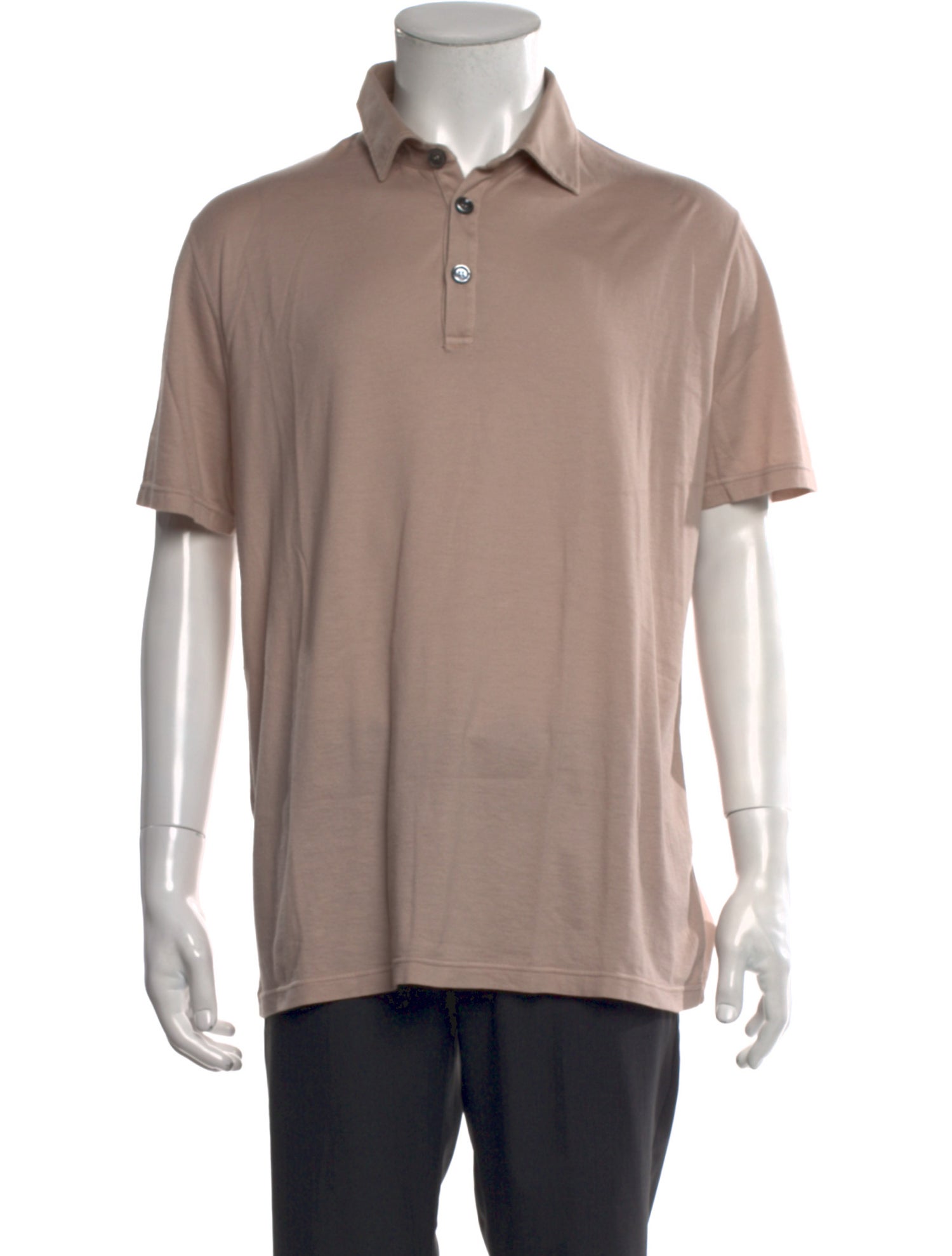 Kiton Collar Short Sleeve Polo Shirt