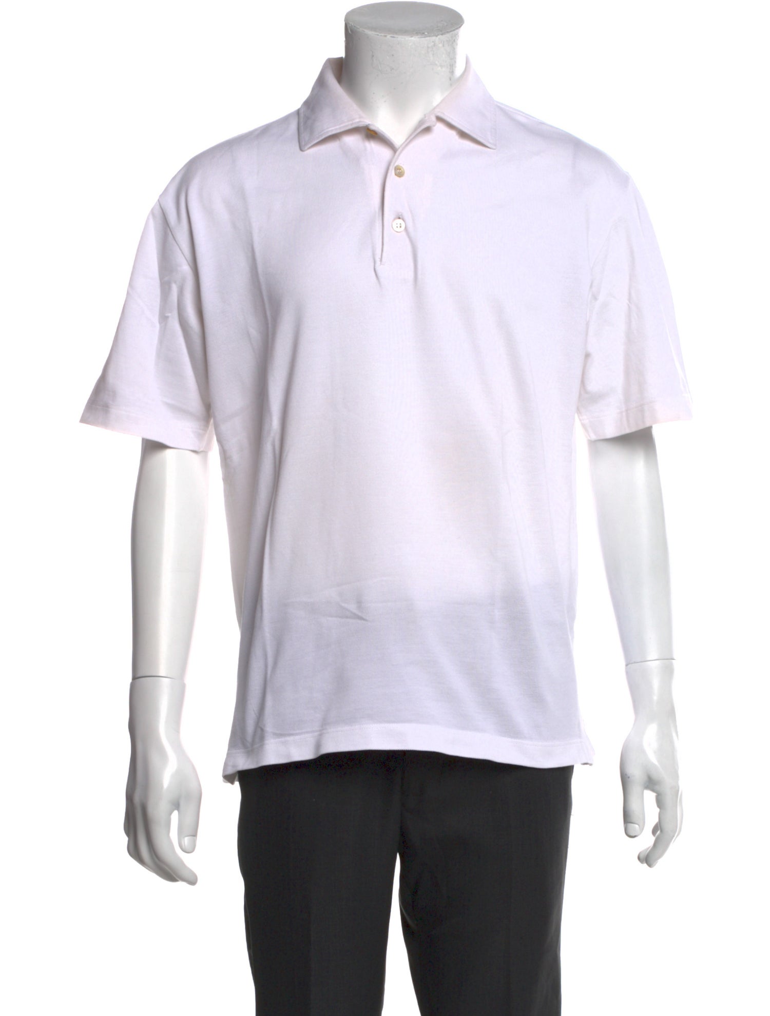 Kiton Collar Short Sleeve Polo Shirt