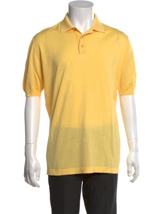 Kiton Crew Neck Short Sleeve Polo Shirt
