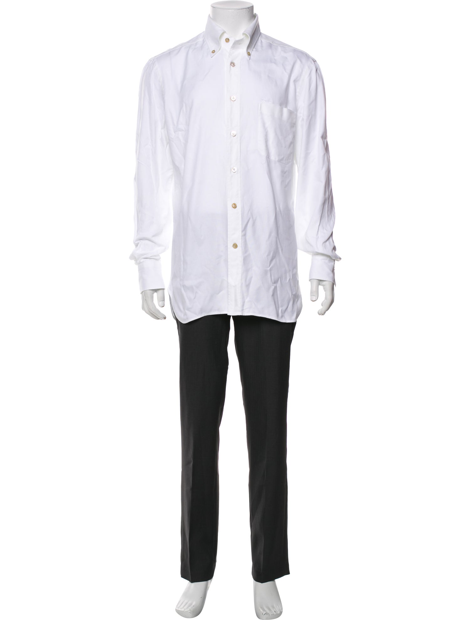 Kiton Long Sleeve Dress Shirt