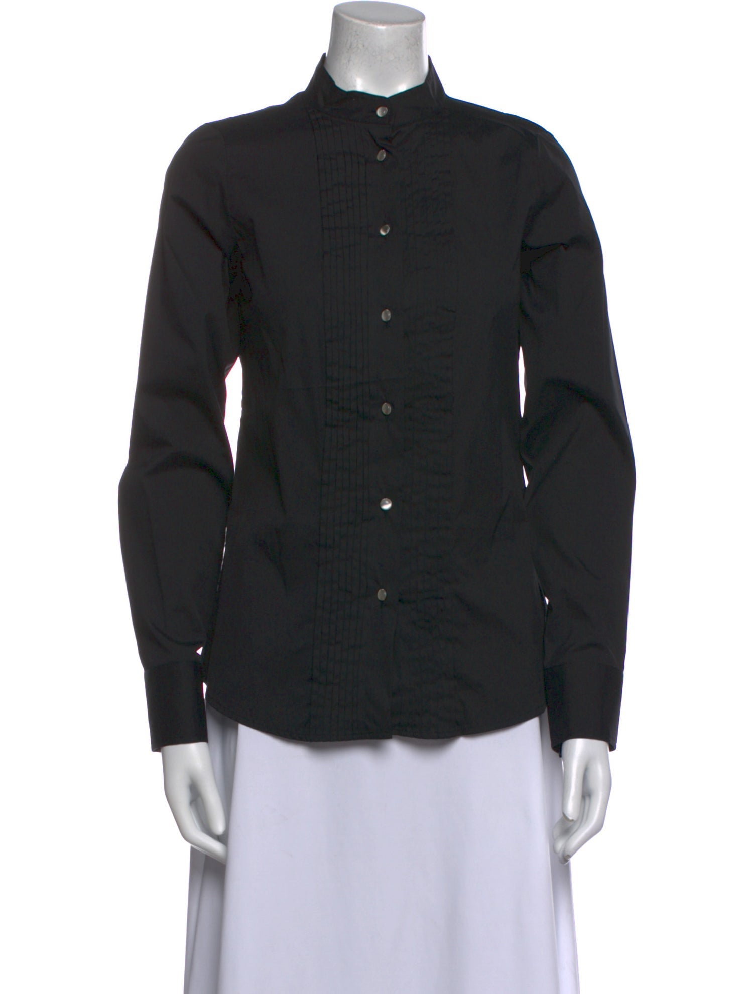 Kiton Long Sleeve Button-Up Top
