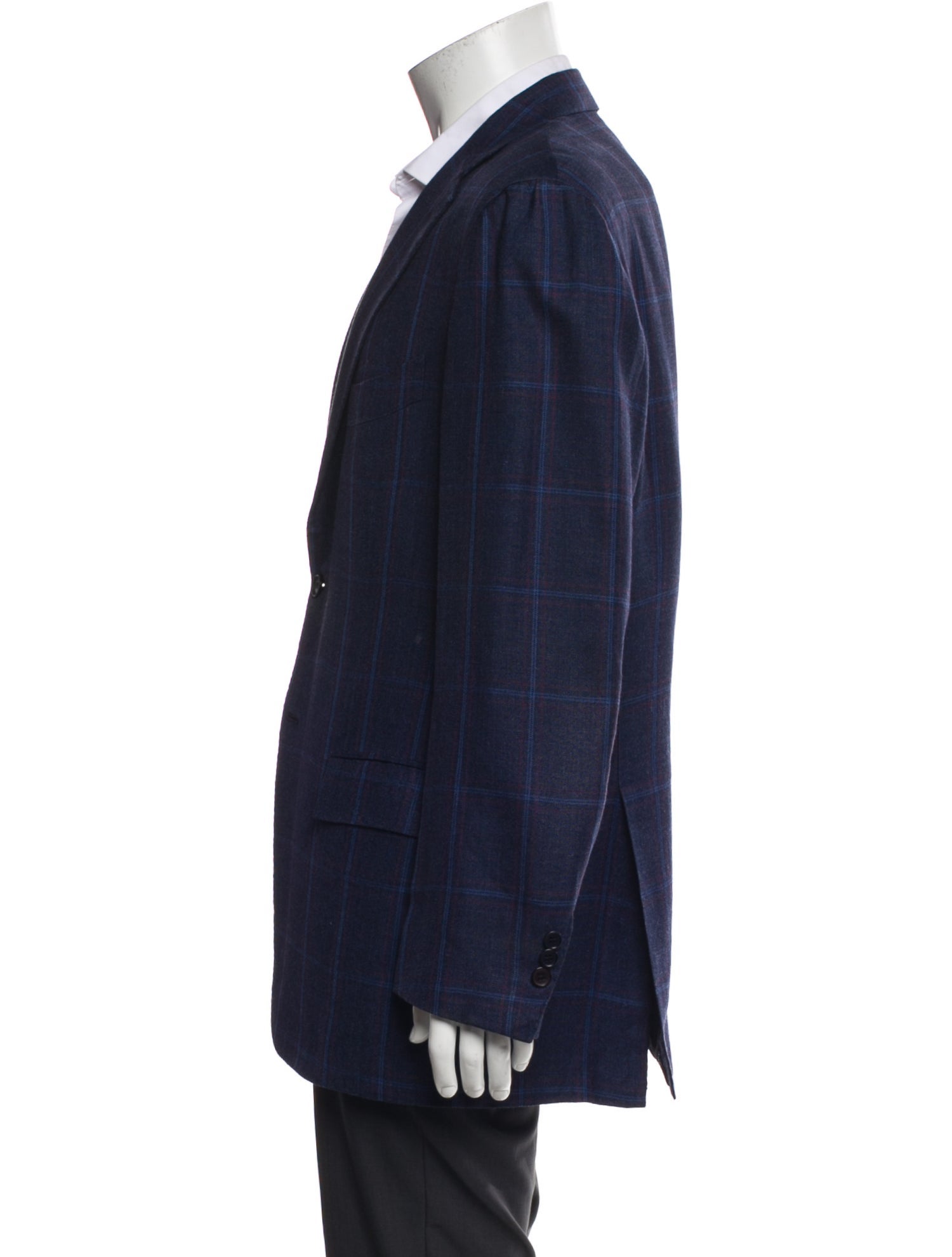 Kiton Cashmere Patterned Blazer