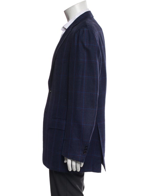 Kiton Cashmere Patterned Blazer