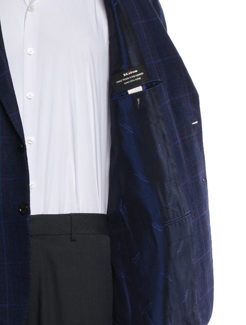 Kiton Cashmere Patterned Blazer