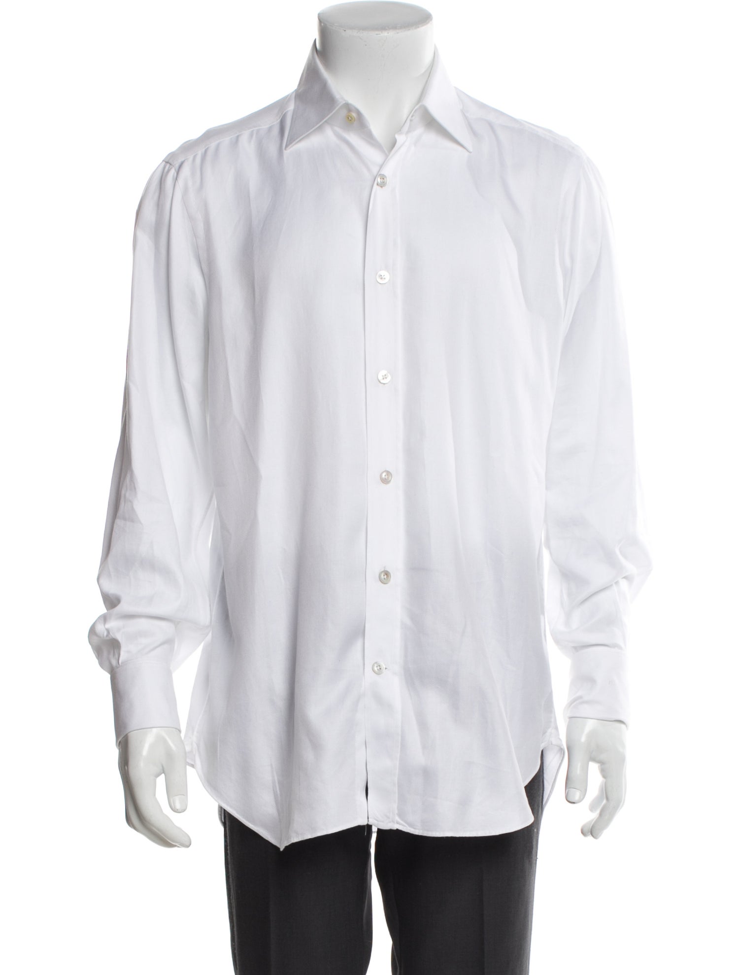 Kiton Long Sleeve Dress Shirt