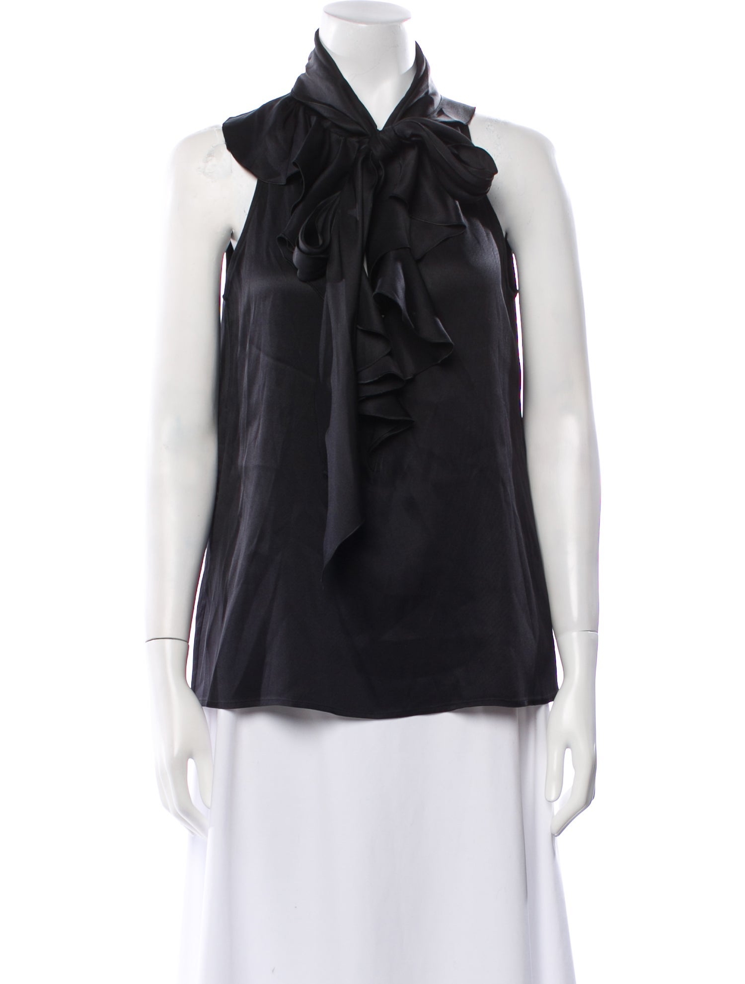 Kiton Silk Mock Neck Blouse