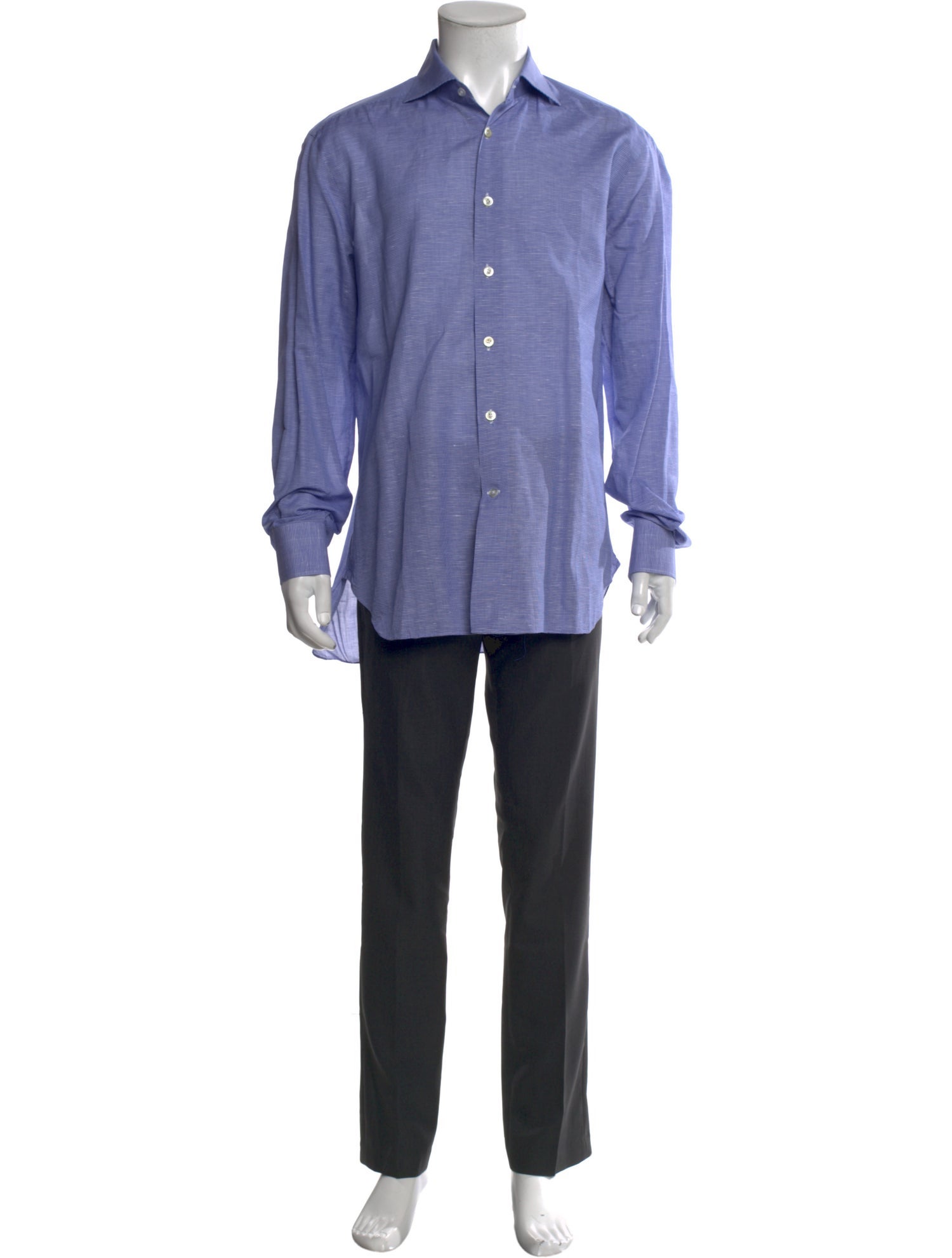 Kiton Long Sleeve Dress Shirt
