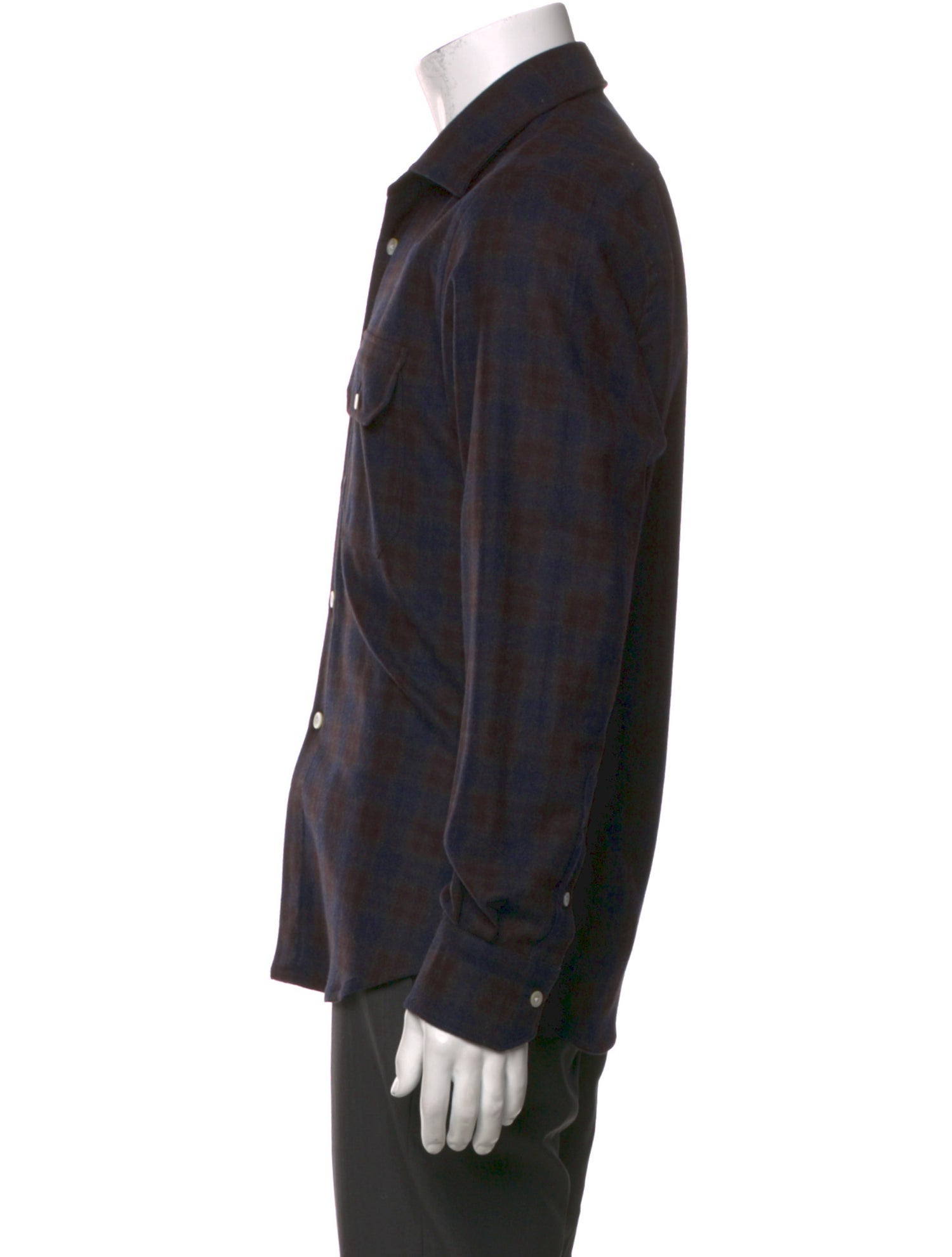 Kiton Long Sleeve Western Shirt