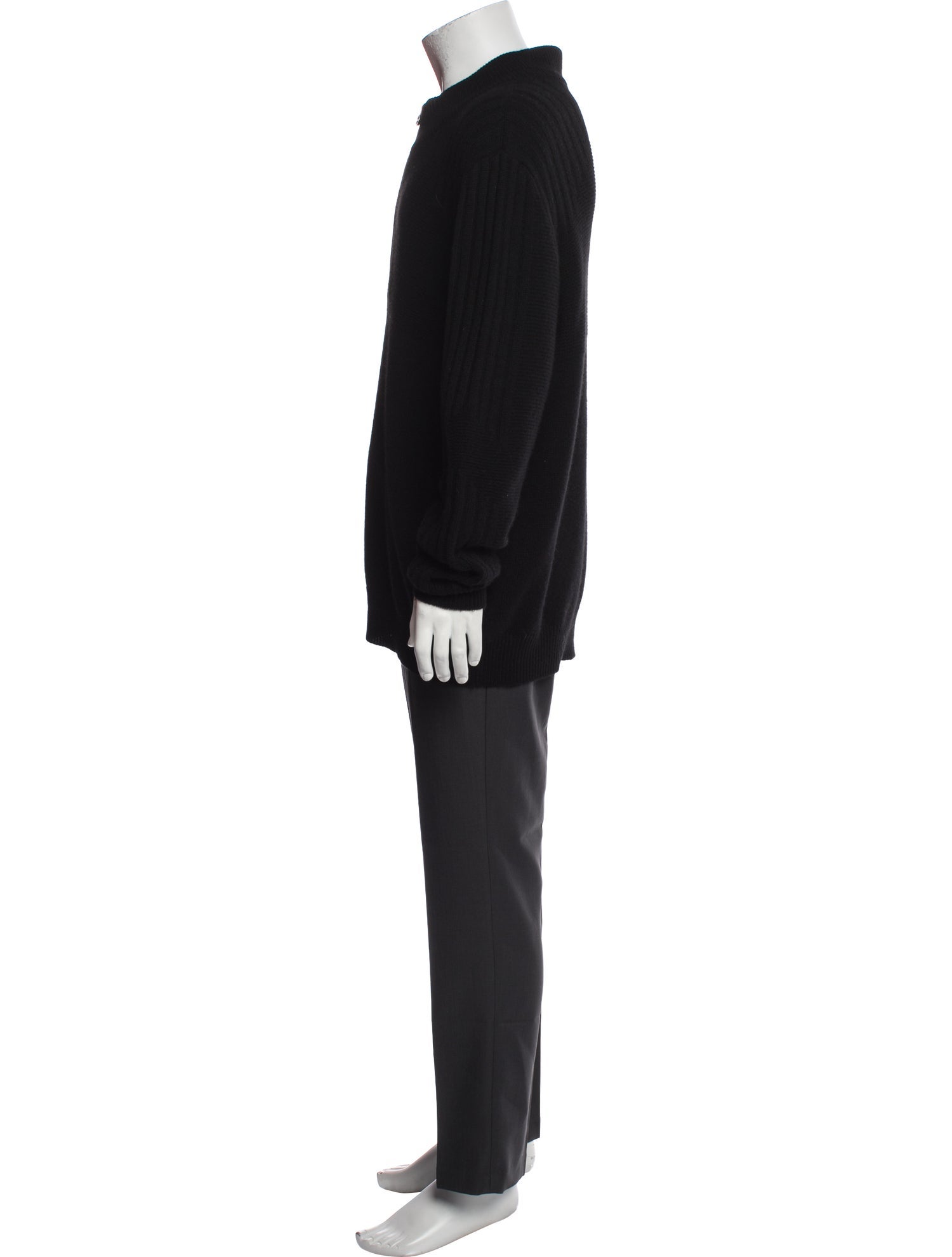 Kiton Cashmere Mock Neck Pullover