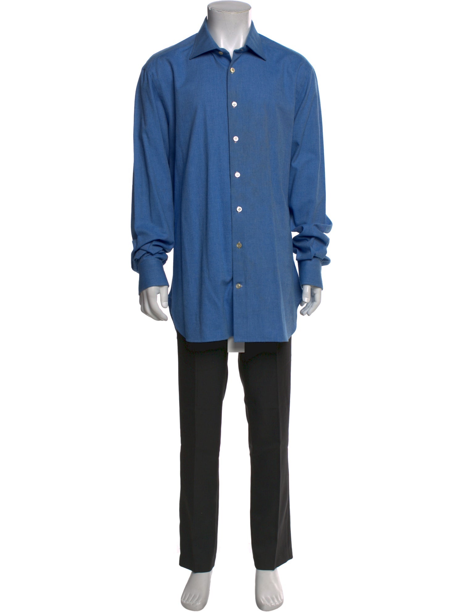 Kiton Long Sleeve Dress Shirt