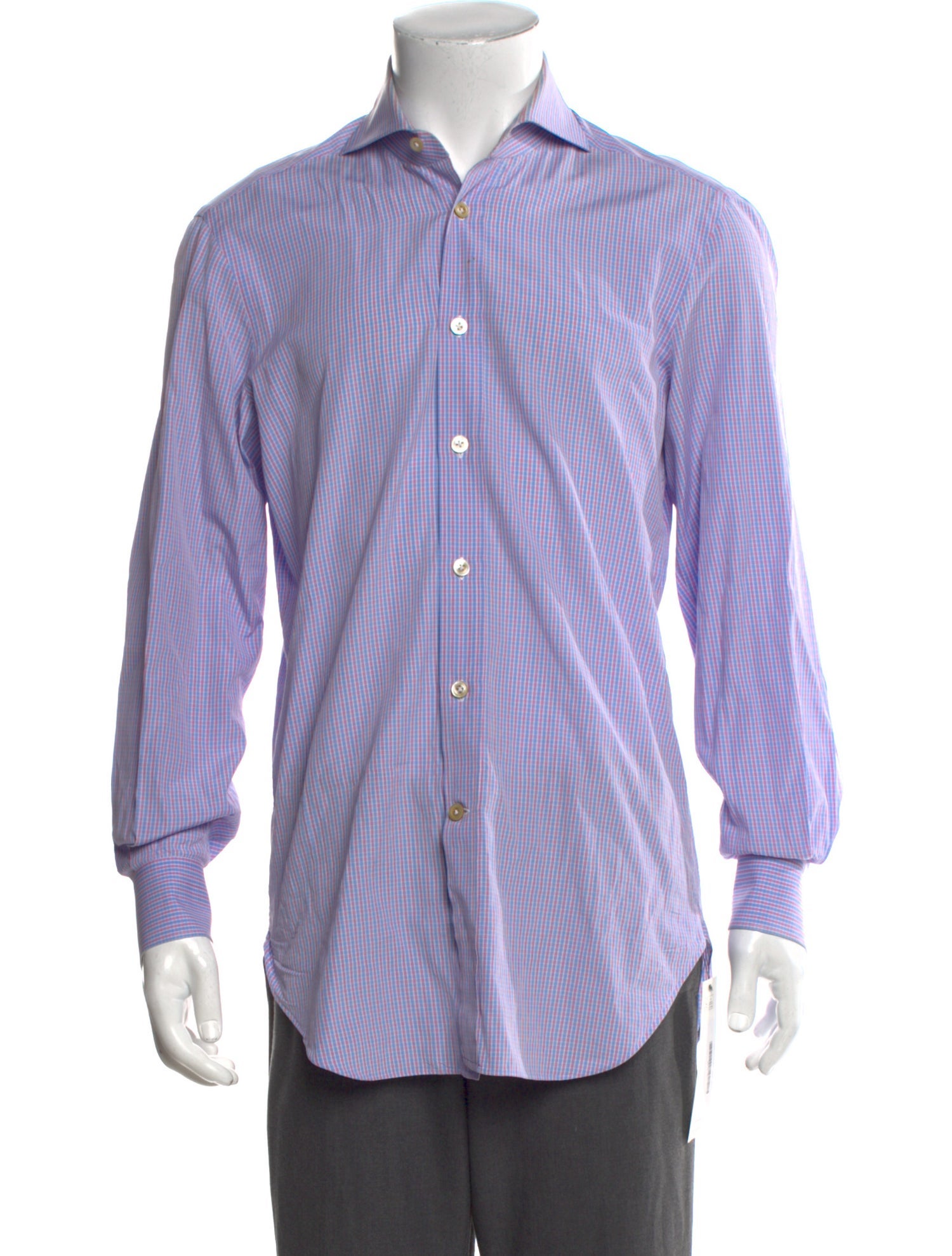 Kiton Striped Long Sleeve Shirt