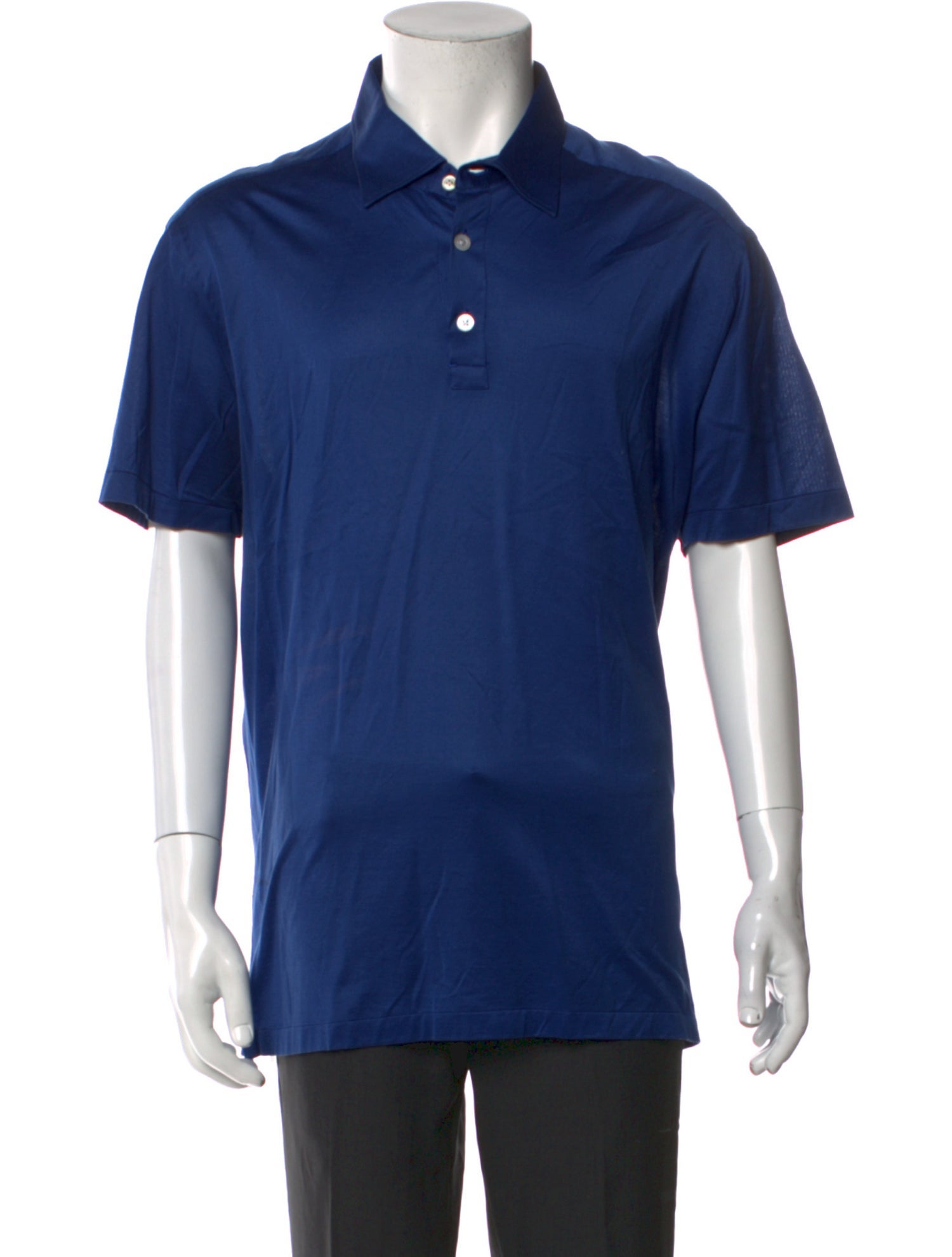 Kiton Collar Short Sleeve Polo Shirt