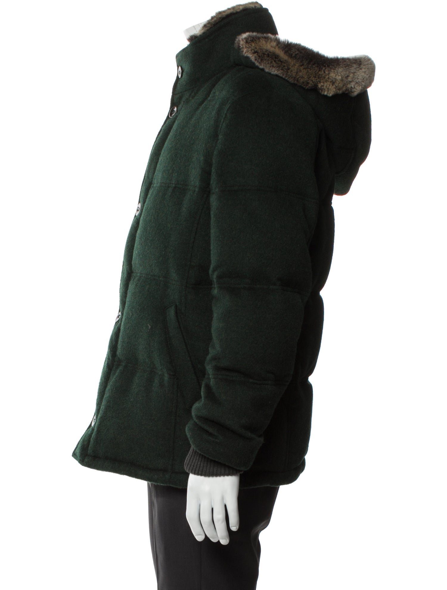 Kiton Wool Puffer Coat