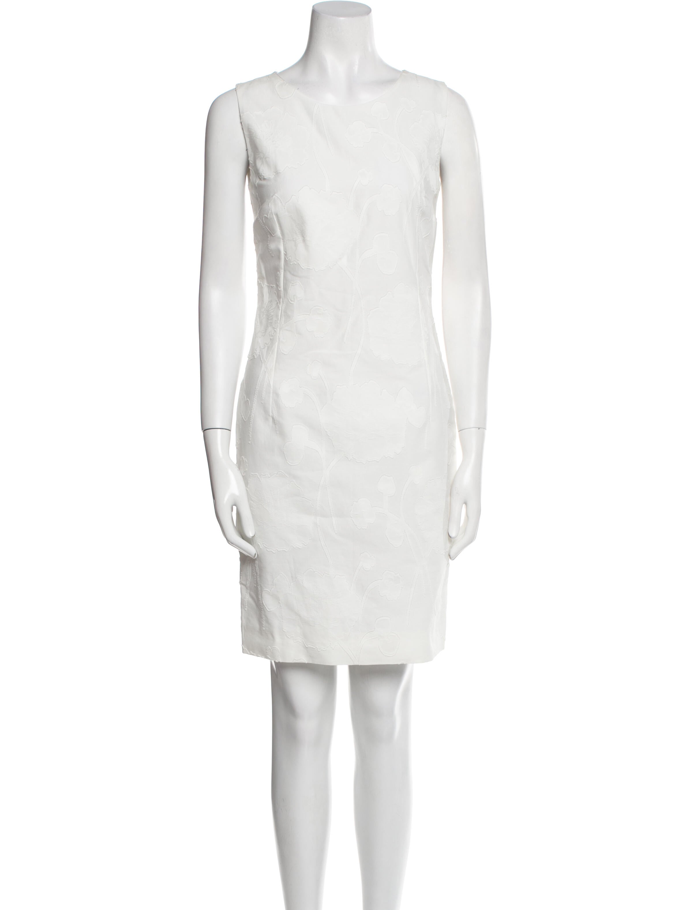 Kiton Bateau Neckline Mini Dress