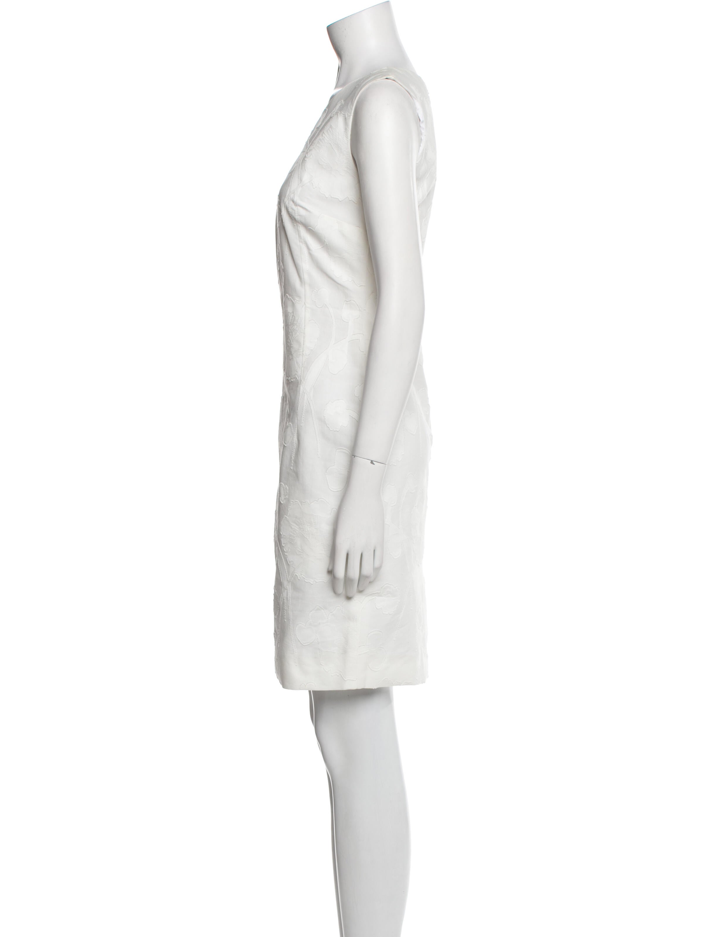 Kiton Bateau Neckline Mini Dress