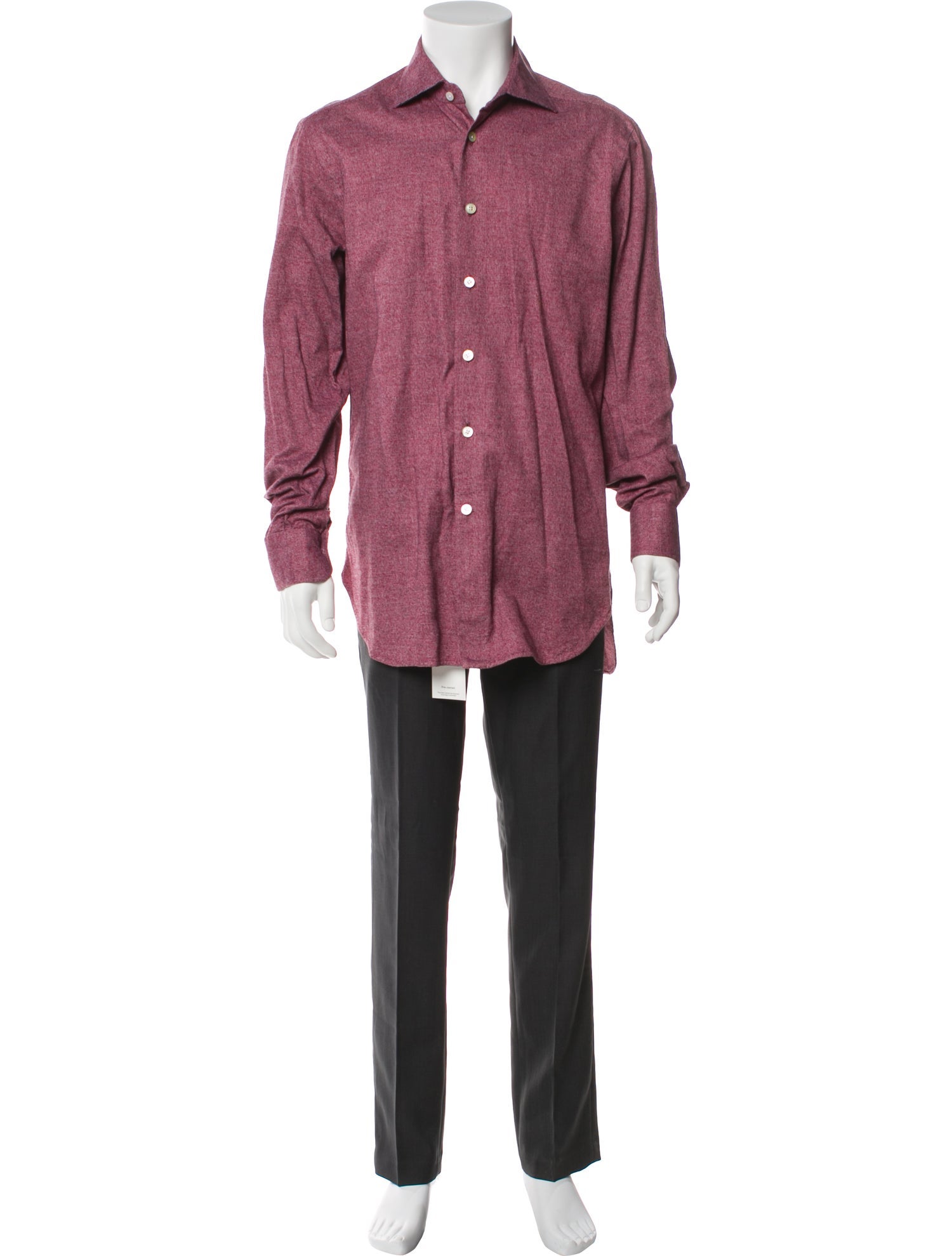 Kiton Long Sleeve Dress Shirt