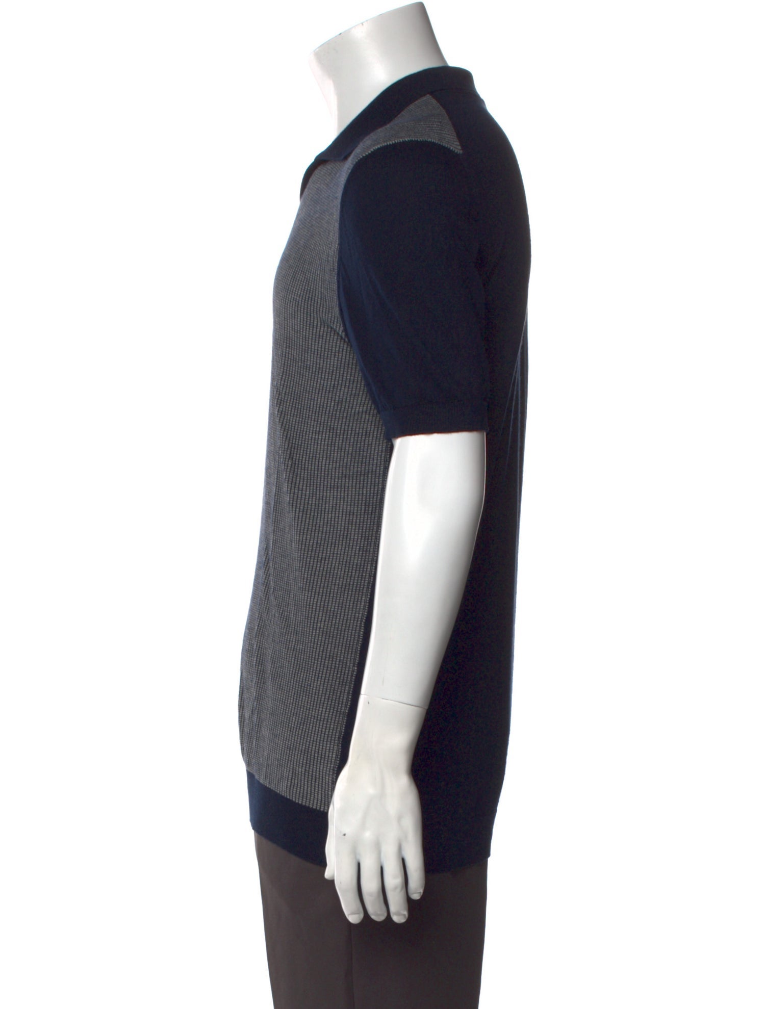 Kiton Plaid Print Short Sleeve Shirt