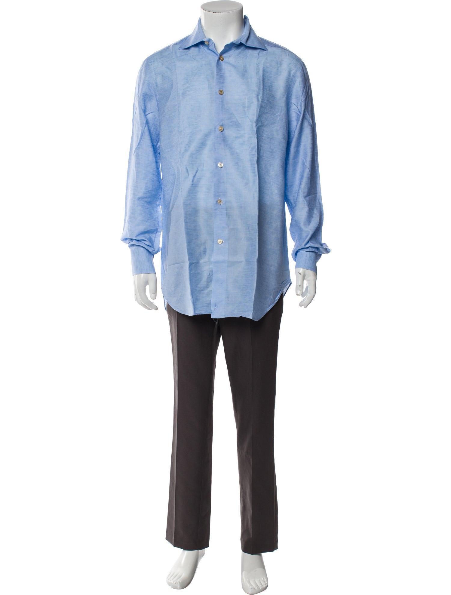 Kiton Long Sleeve Dress Shirt