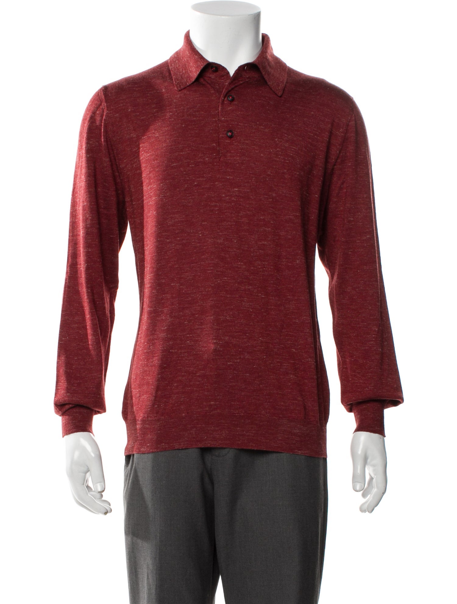 Kiton Silk Collar Polo Shirt w/ Tags