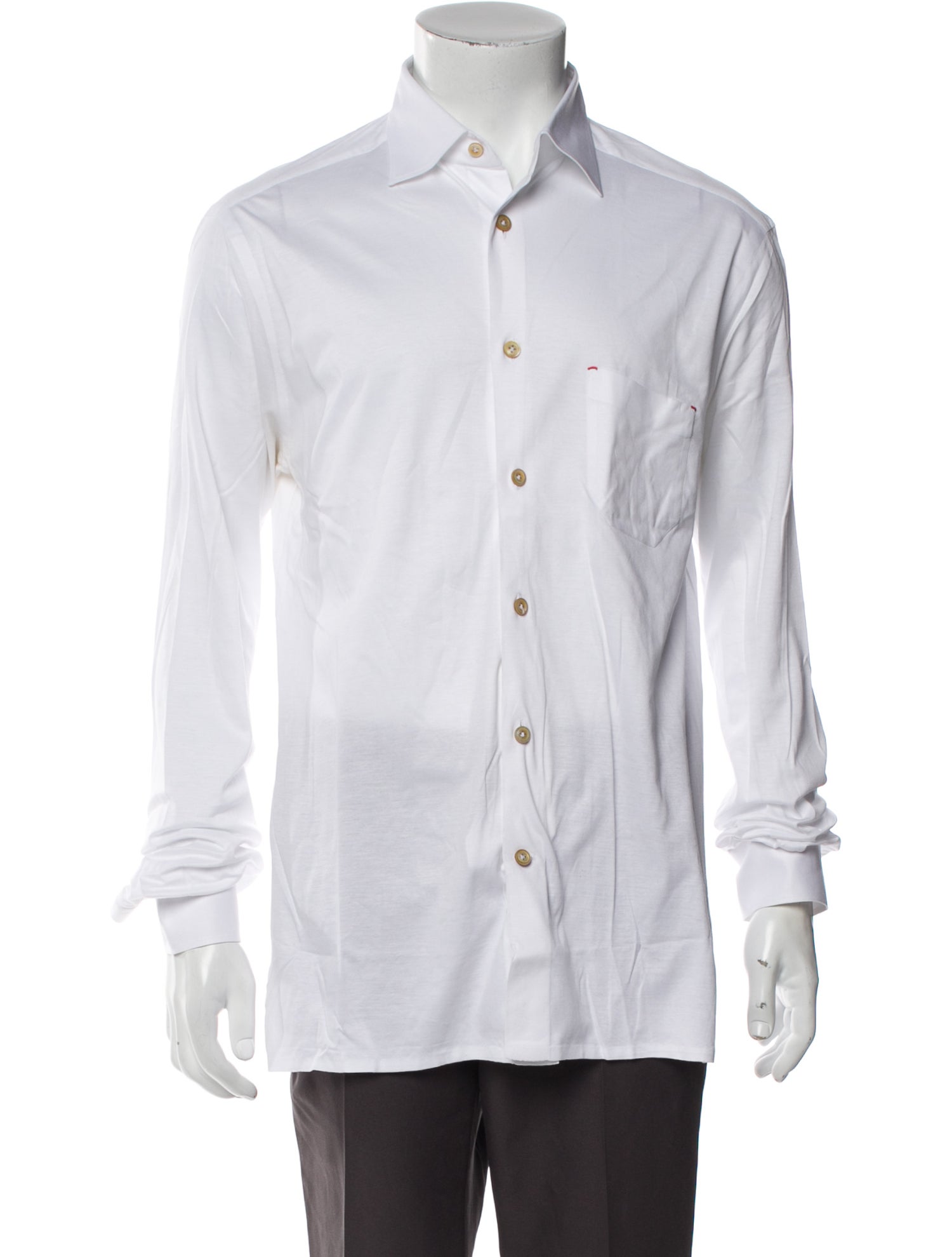 Kiton Long Sleeve Dress Shirt