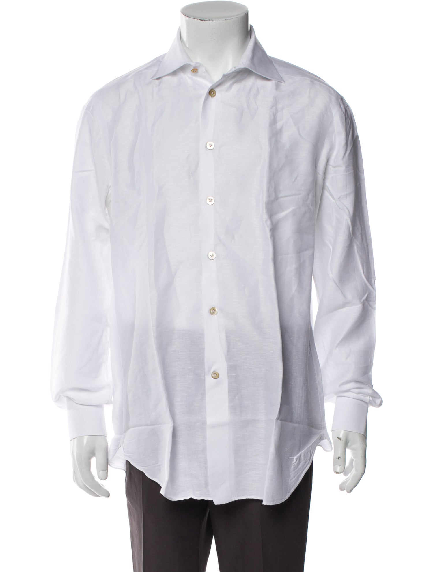 Kiton Long Sleeve Dress Shirt