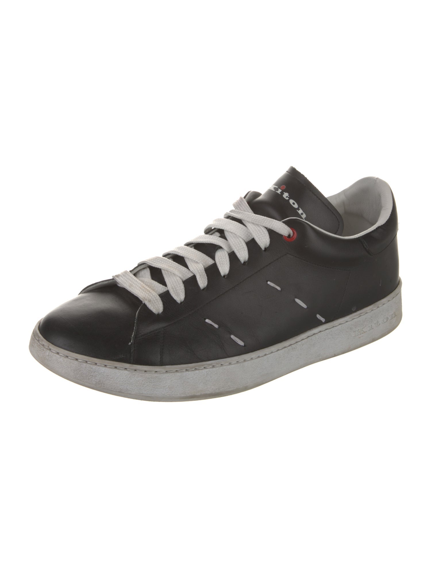 Kiton Leather Sneakers
