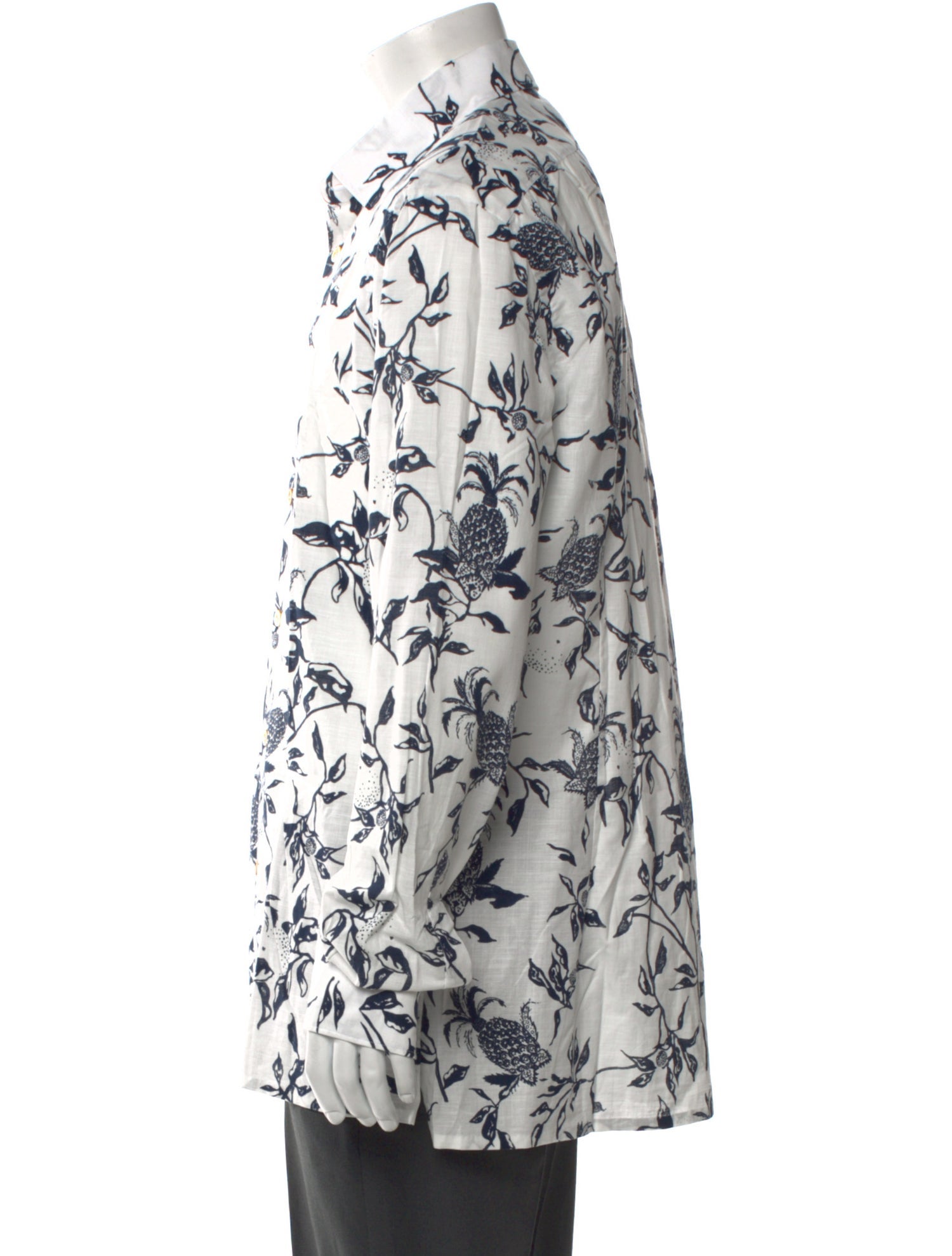 Kiton Printed Long Sleeve Shirt