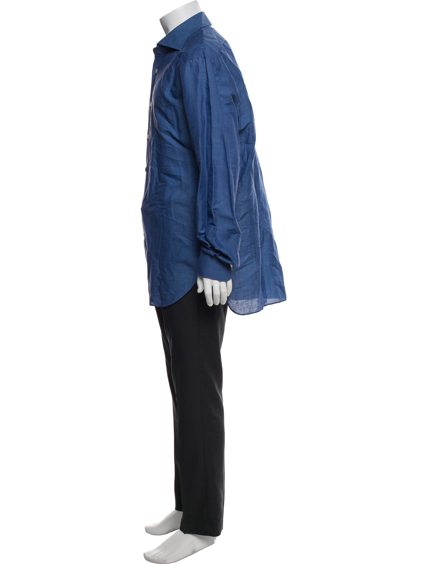 Kiton Linen Long Sleeve Shirt