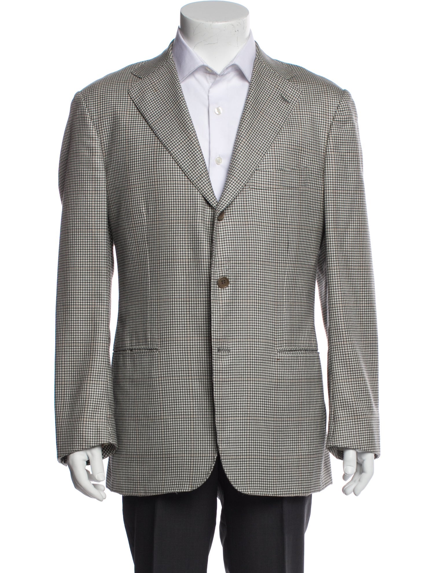 Kiton cashmere striped blazer