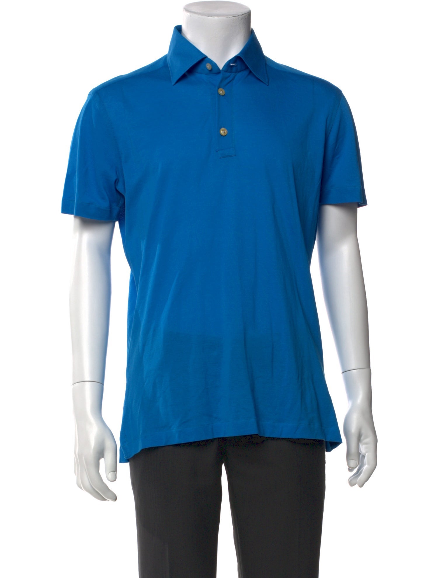 Kiton V-Neck Short Sleeve Polo Shirt