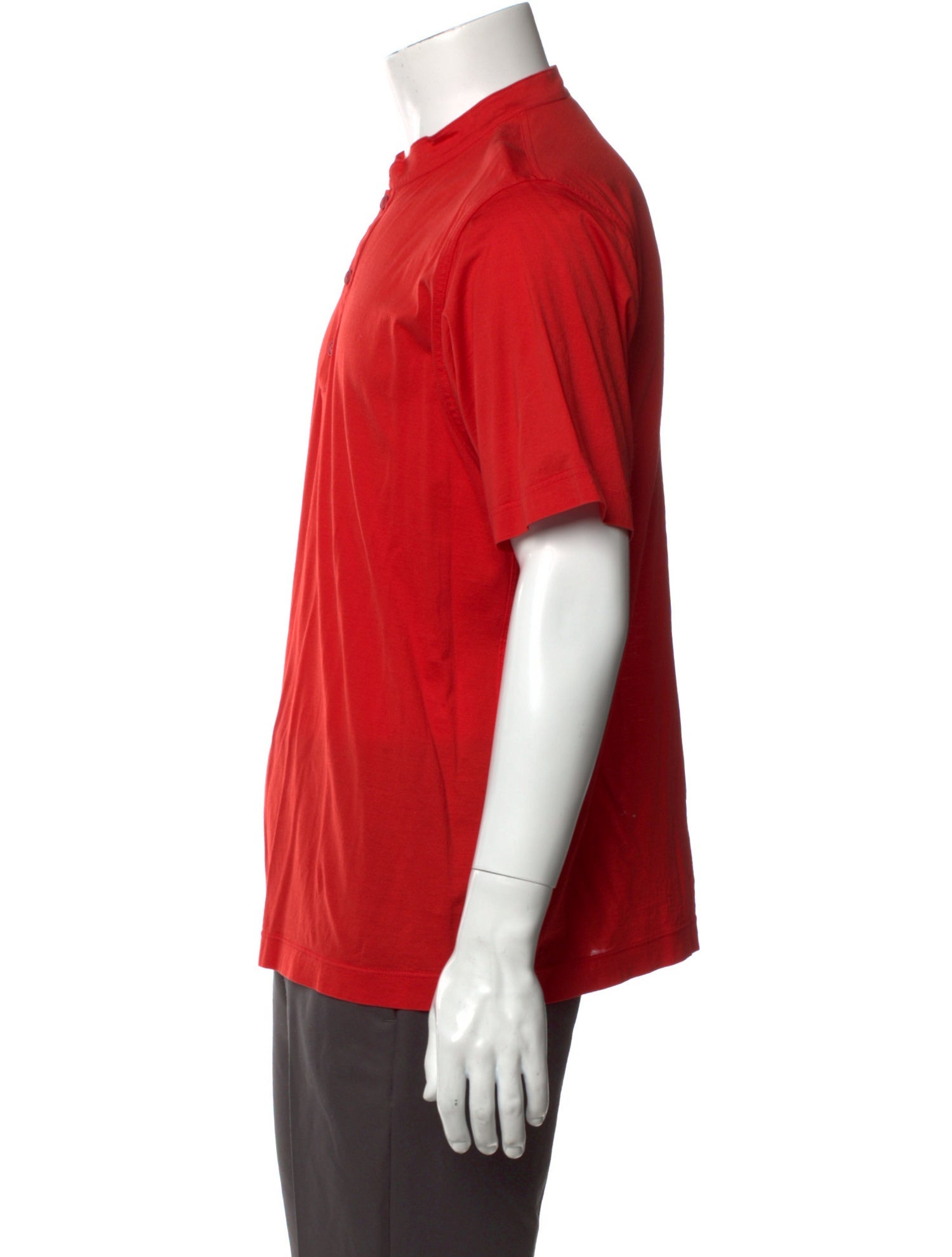 Kiton Crew Neck Short Sleeve Henley