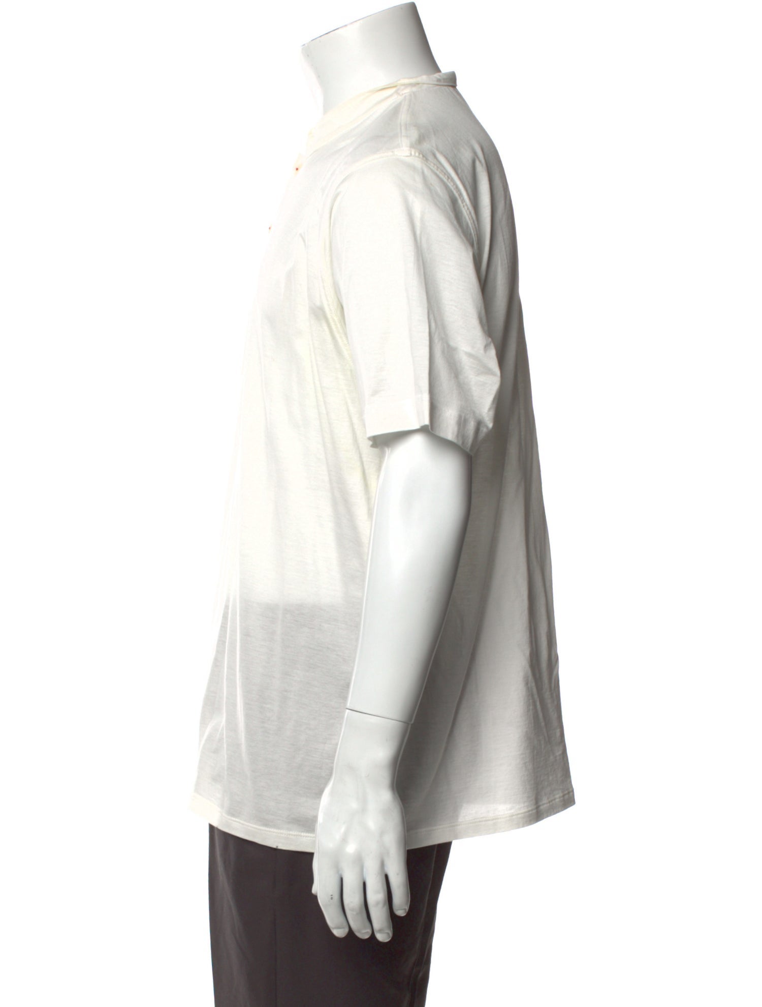 Kiton Crew Neck Short Sleeve Henley