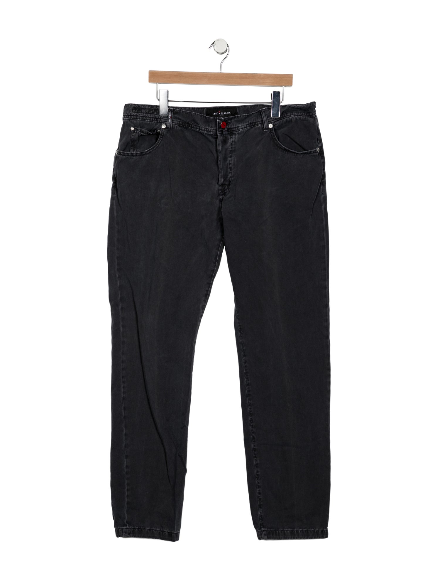 Kiton Mid-Rise Straight Leg Jeans