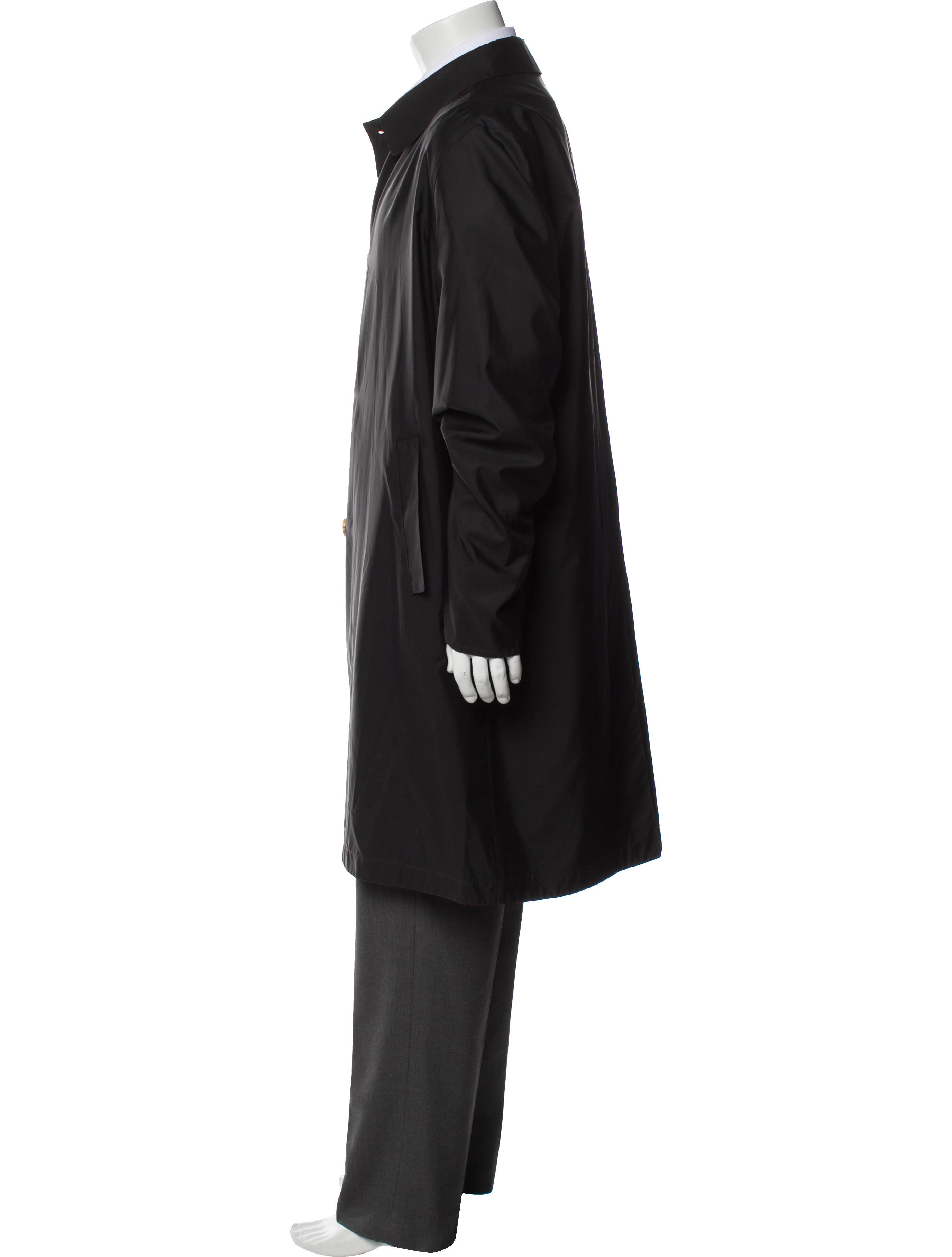 Kiton Silk Trench Coat