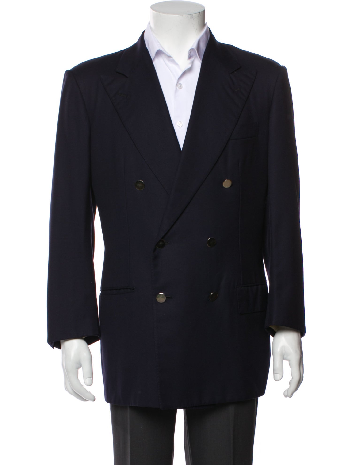 Kiton Wool Peacoat