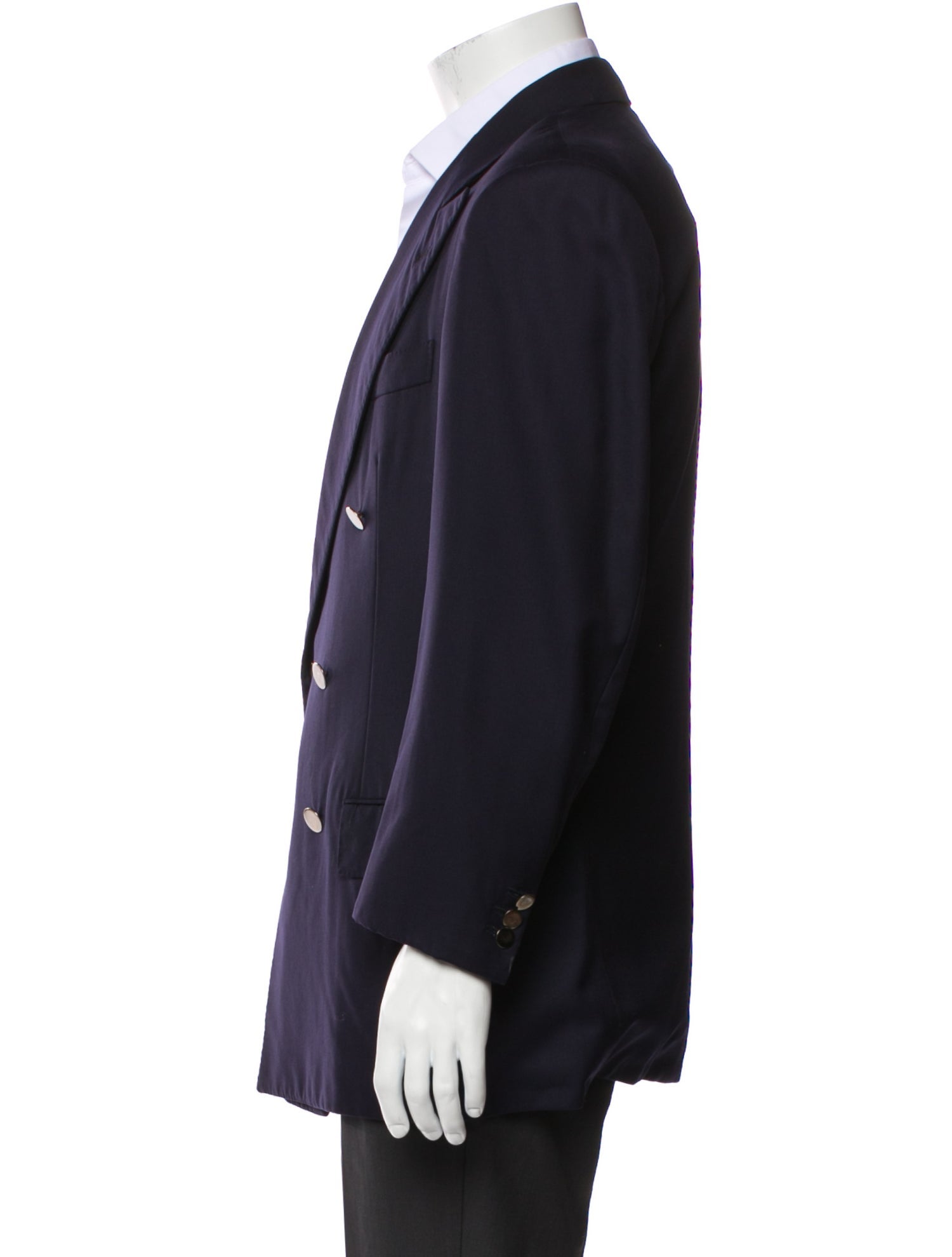 Kiton Wool Peacoat