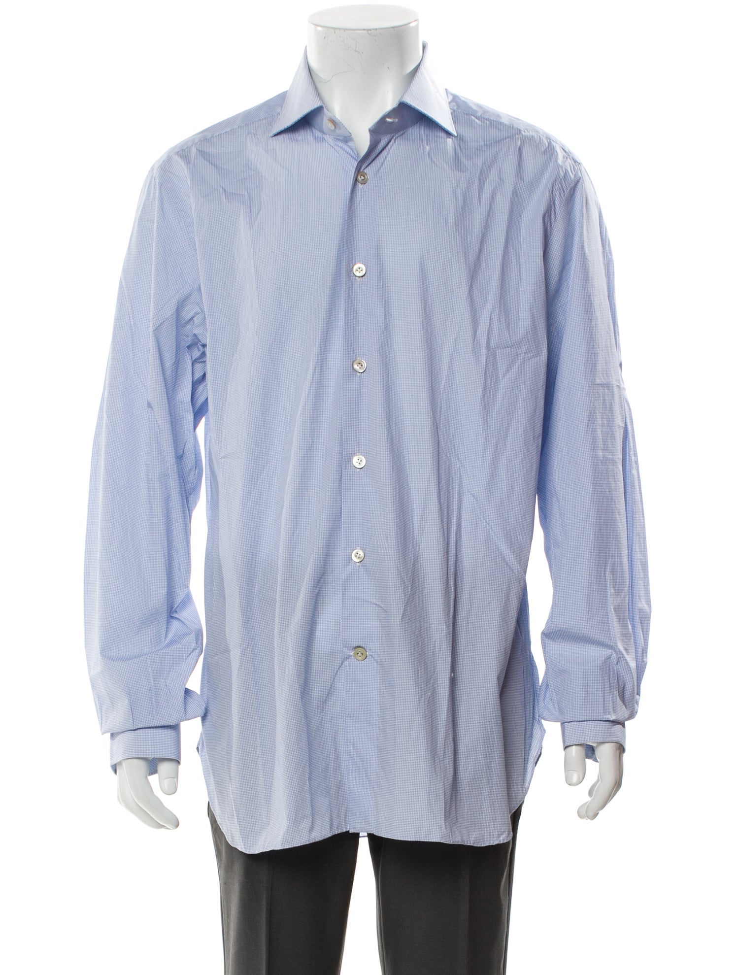 Kiton Striped Long Sleeve Shirt