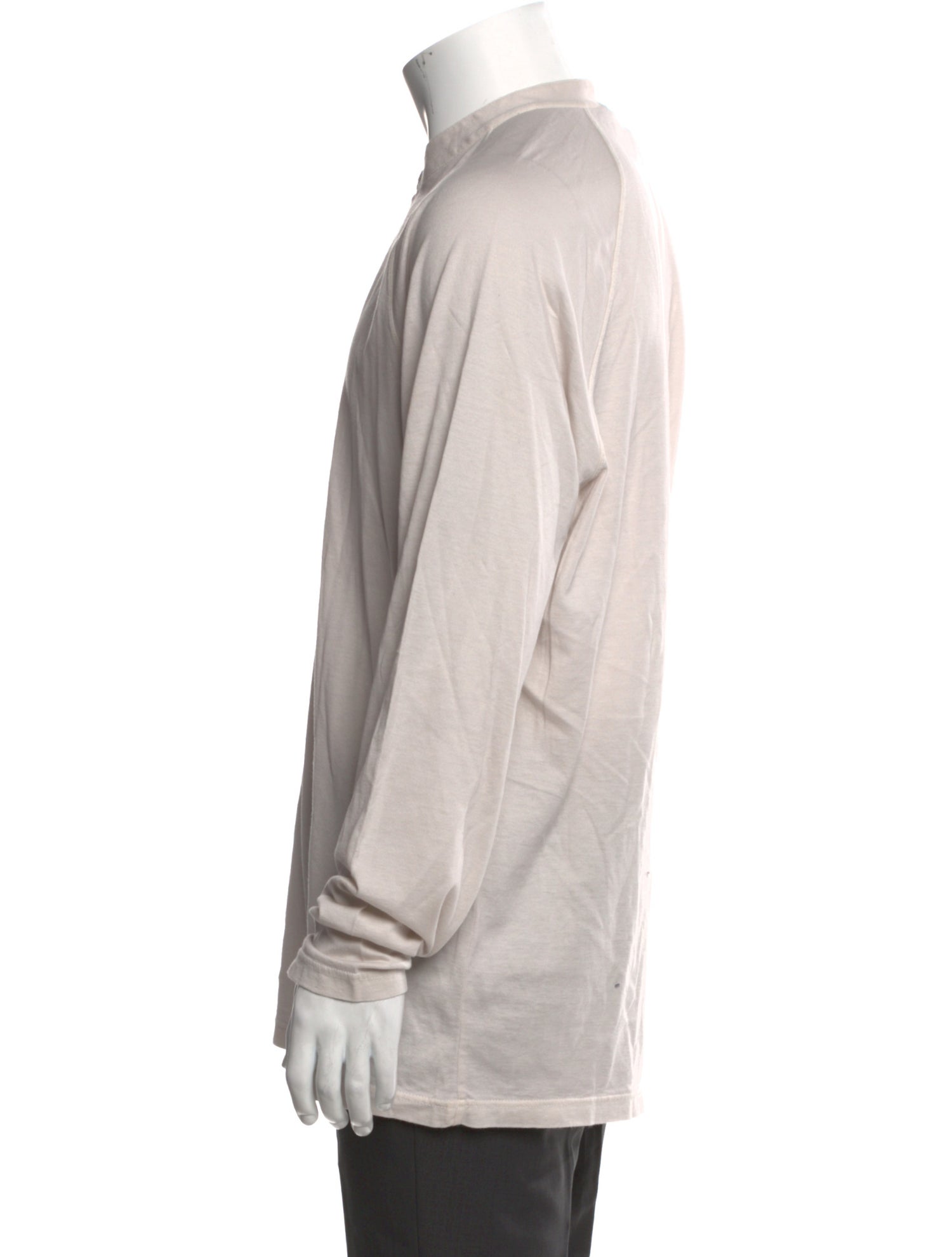 Kiton Crew Neck Long Sleeve Henley w/ Tags