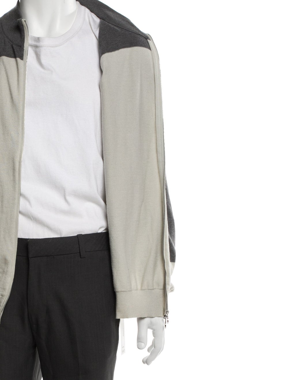 Kiton Colorblock Pattern Bomber Jacket - image 4