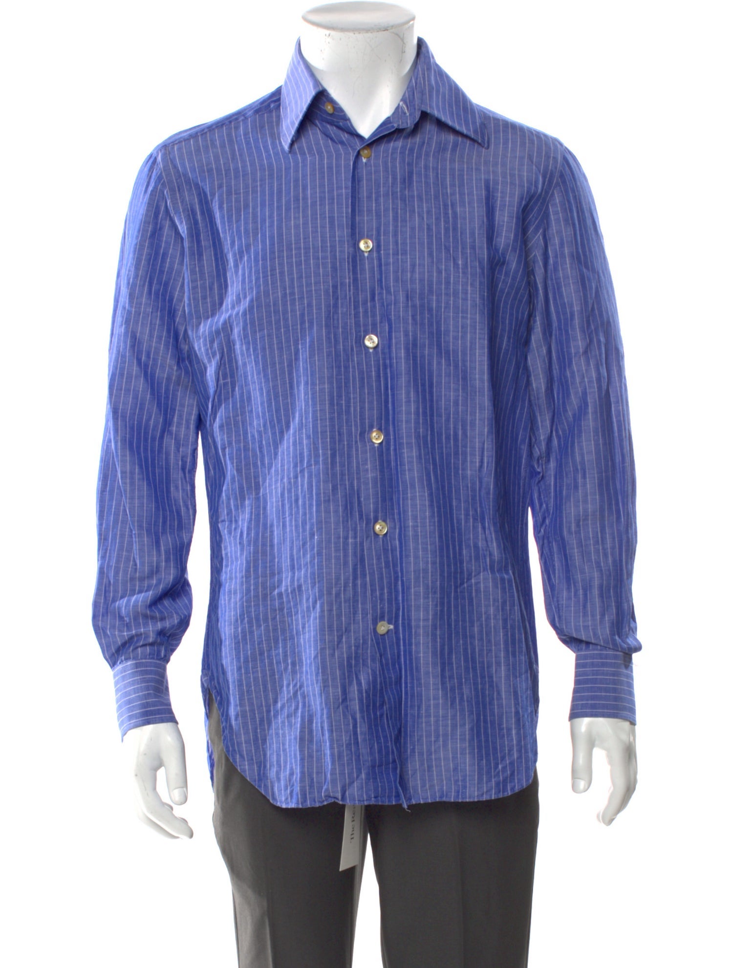 Kiton Striped Long Sleeve Shirt