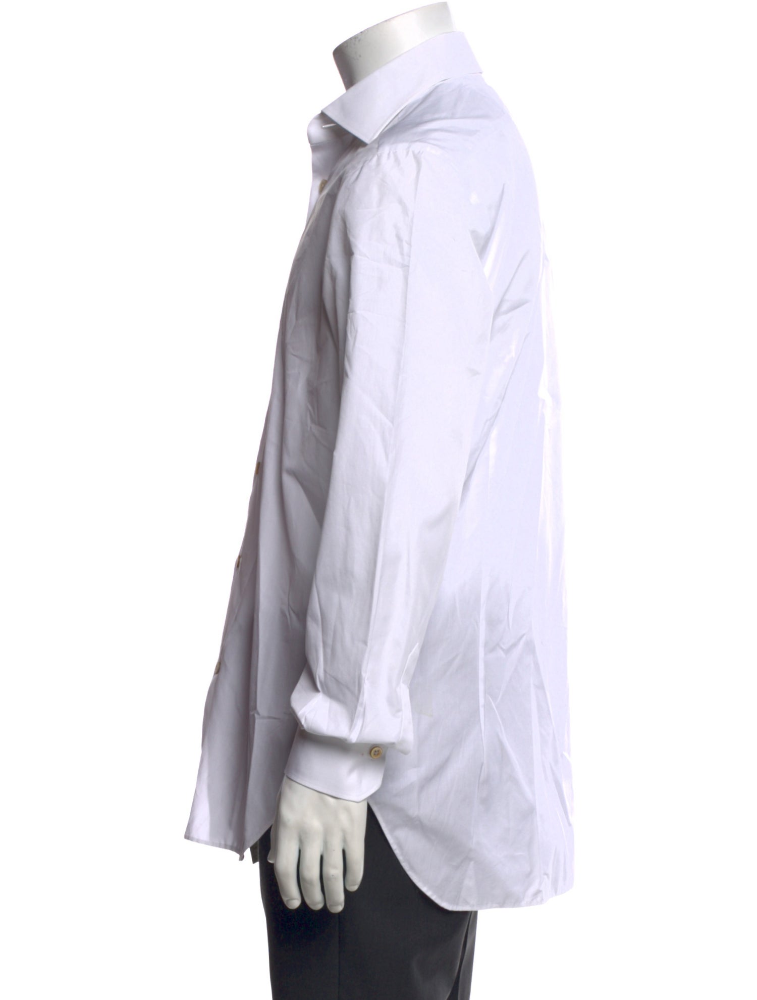 Kiton Striped Long Sleeve Dress Shirt