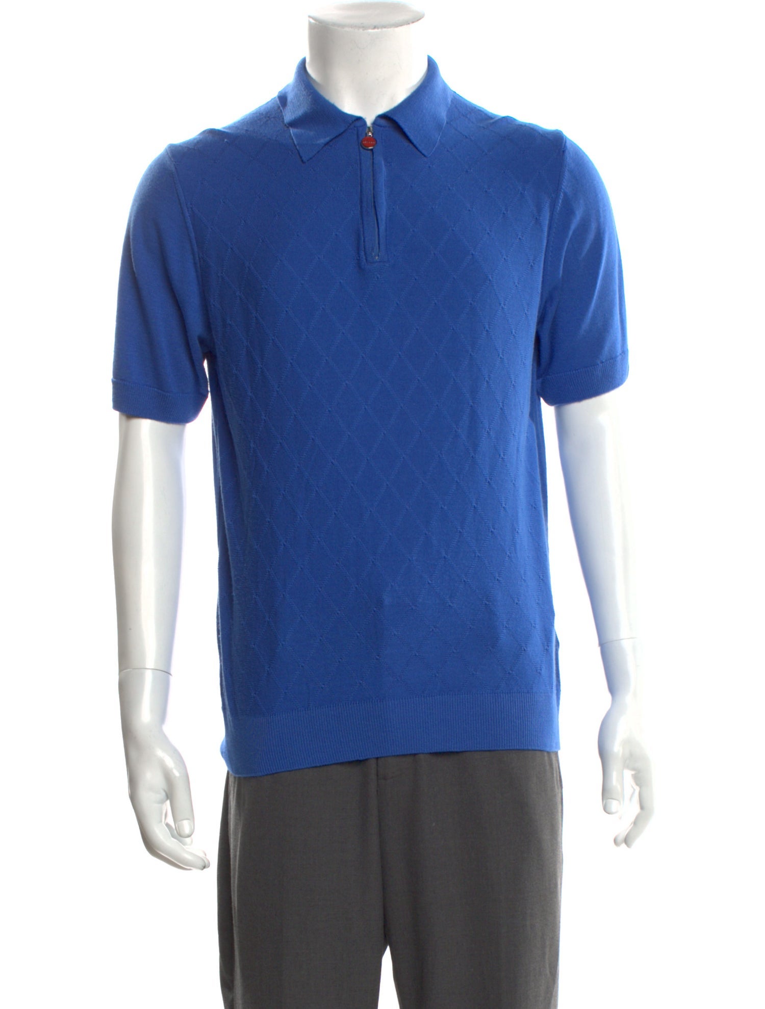 Kiton Collar Short Sleeve Polo Shirt