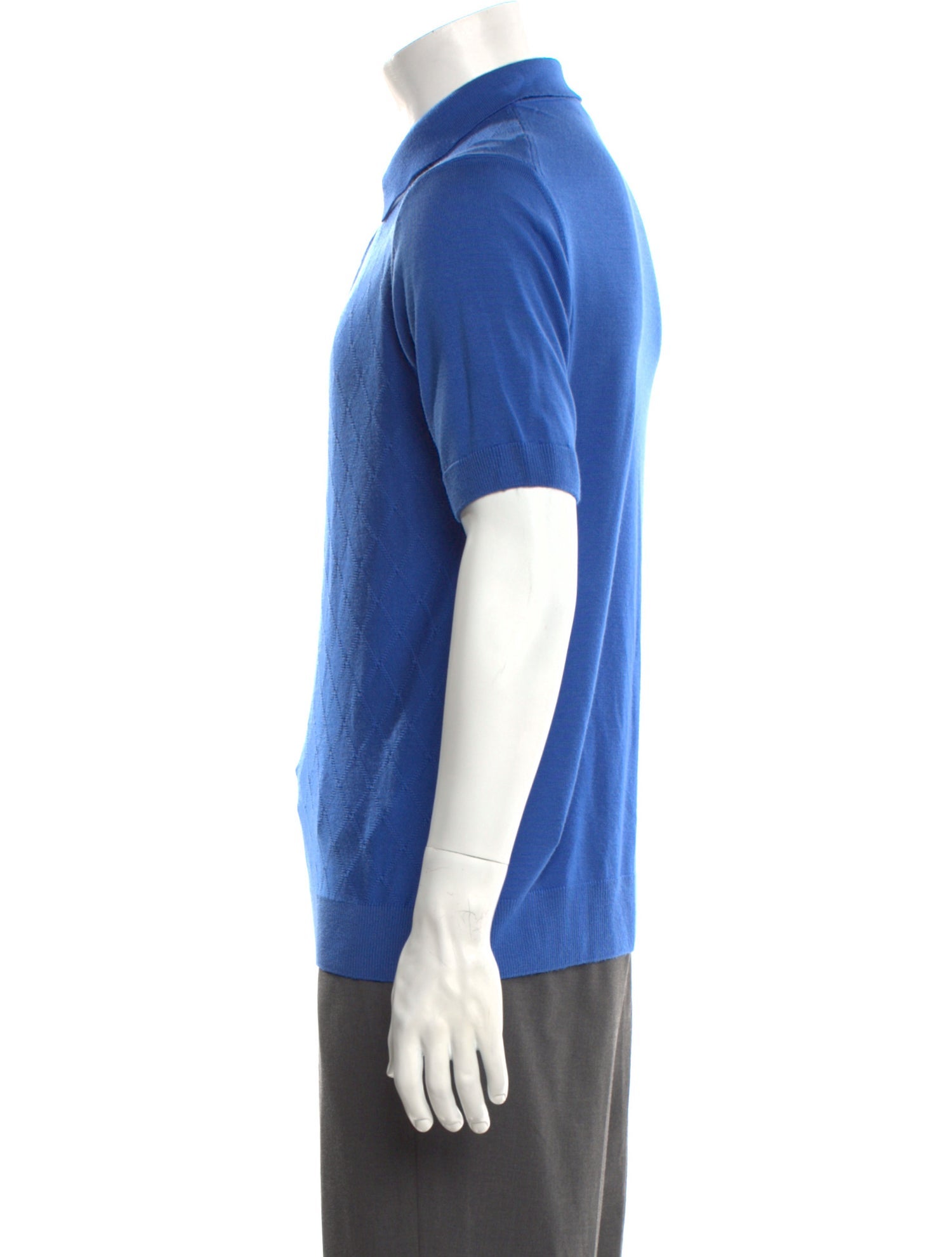 Kiton Collar Short Sleeve Polo Shirt