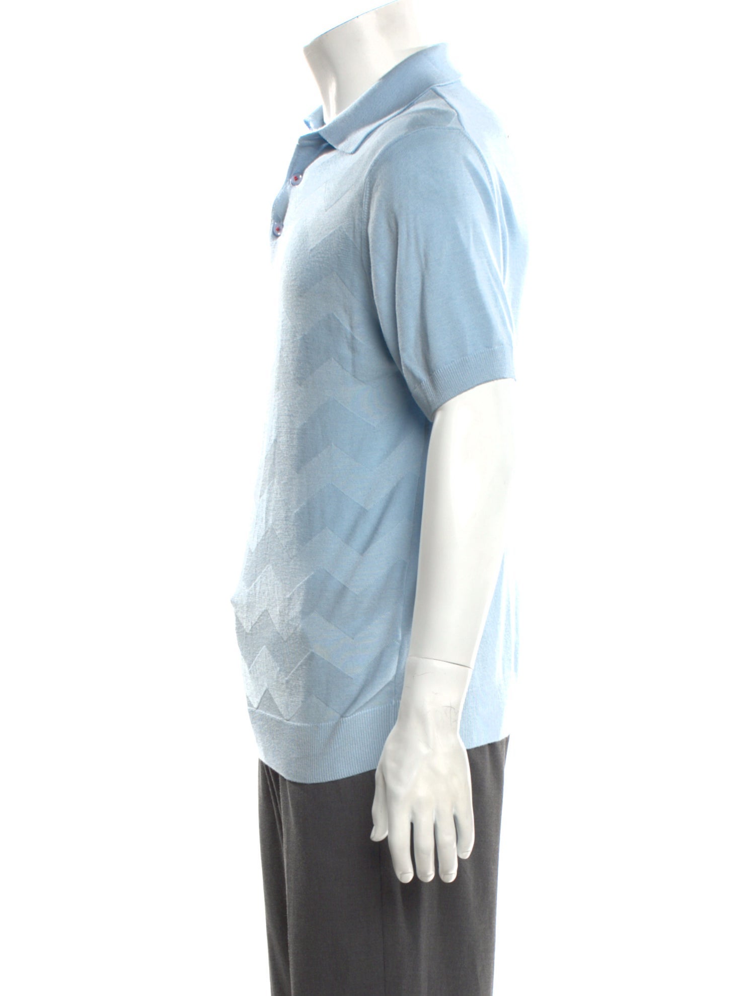 Kiton Collar Short Sleeve Polo Shirt