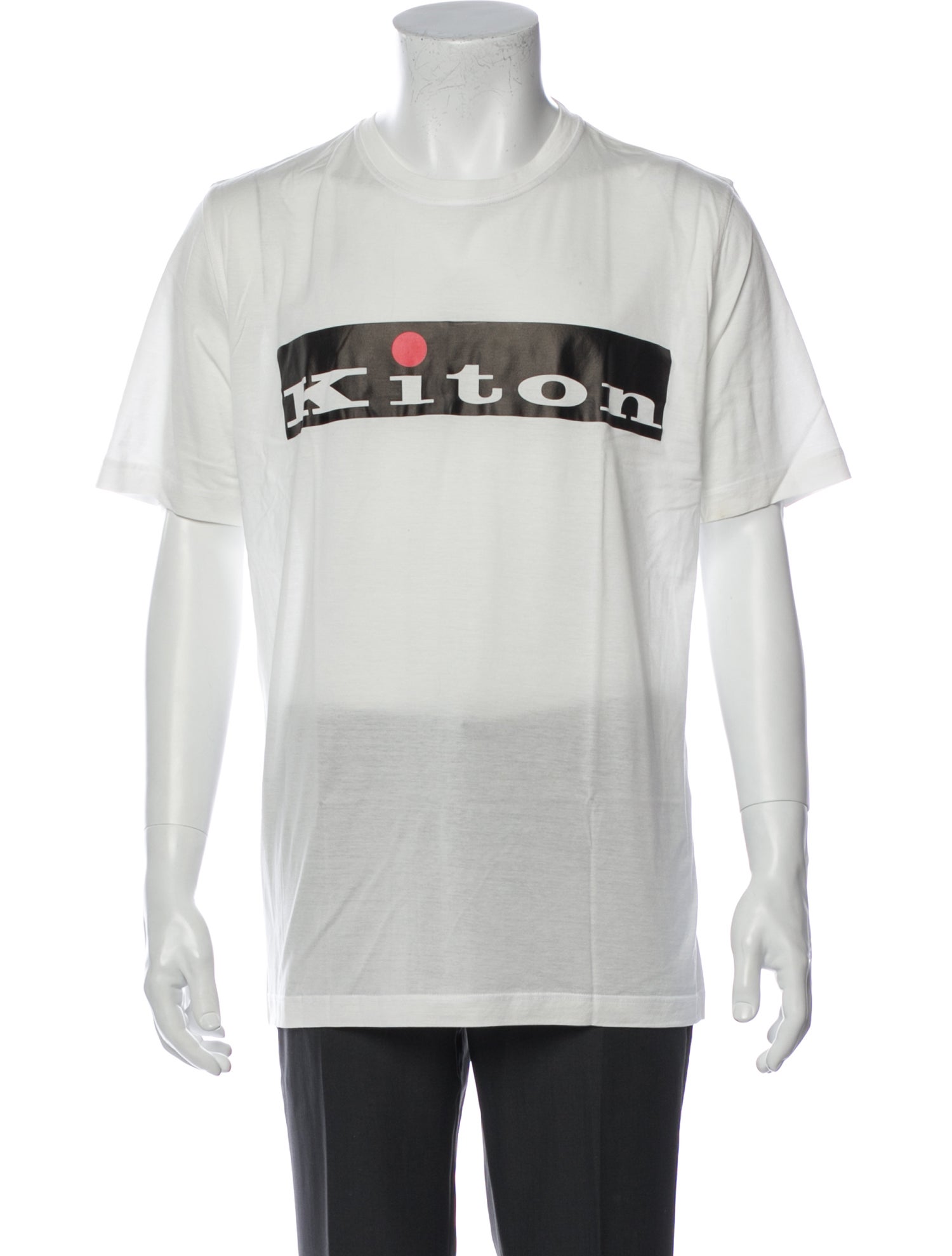 Kiton Graphic Print Crew Neck T-Shirt w/ Tags