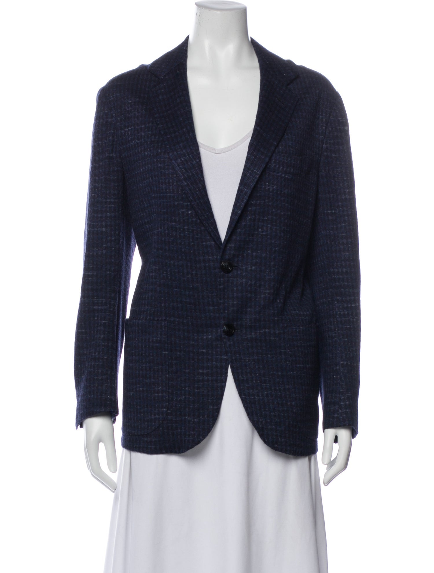 Kiton Cashmere Striped Blazer